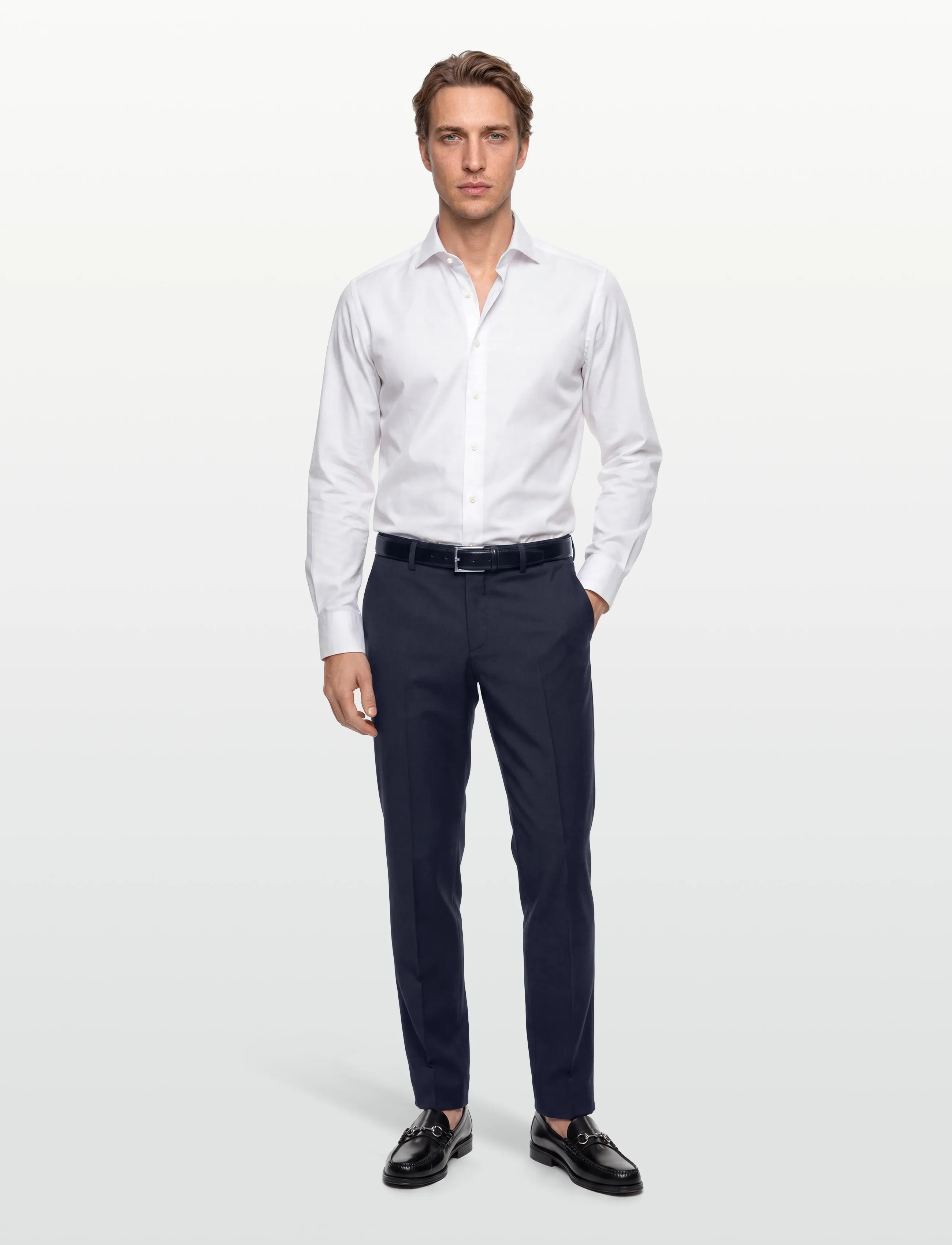 HUGO - GetlinM204X - Ülikonnapüksid - dark blue - 0