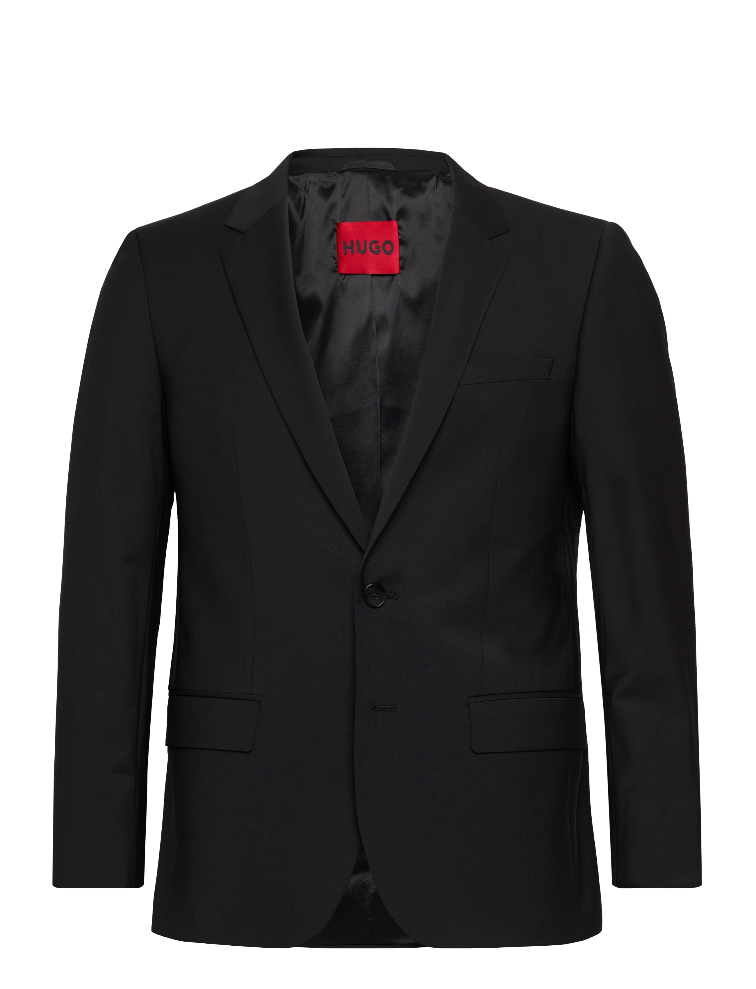 HUGO Henrym204X, Mænd, Enkeltradet Blazer, Sort, Str: 102