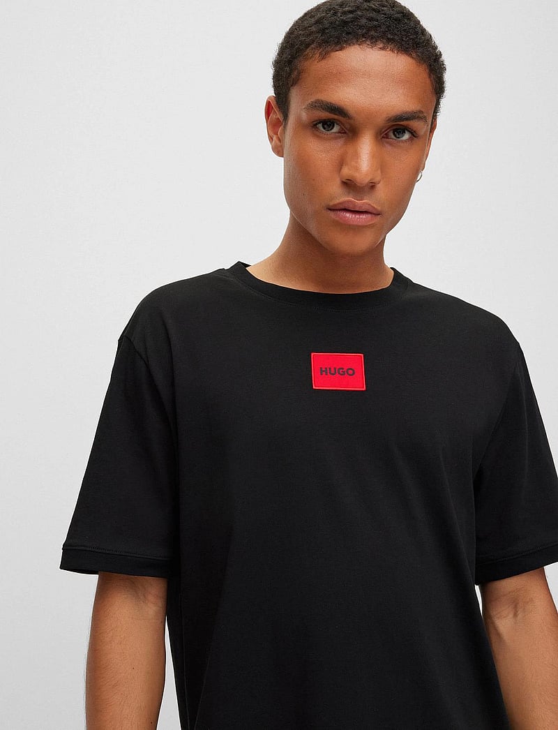 HUGO - Diragolino212 - lühikeste varrukatega t-särgid - black - 2