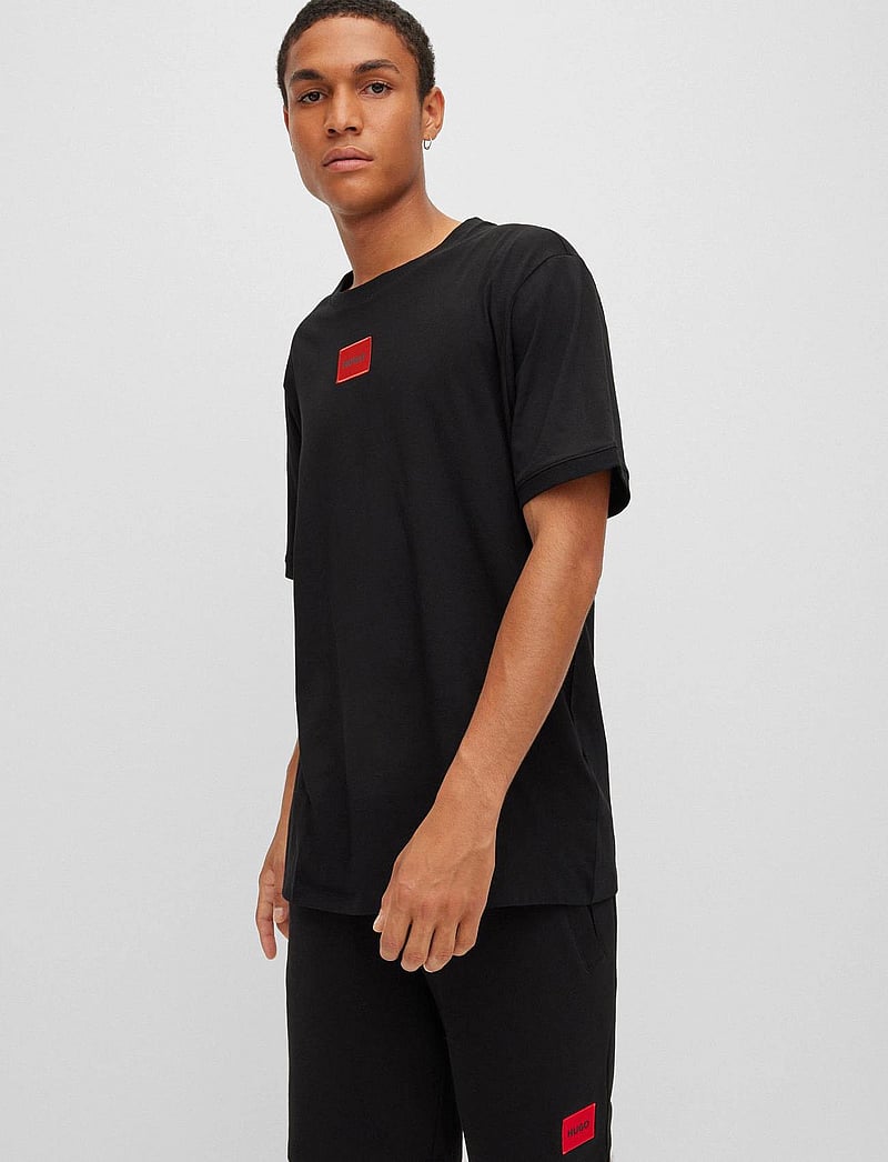 HUGO - Diragolino212 - lühikeste varrukatega t-särgid - black - 3