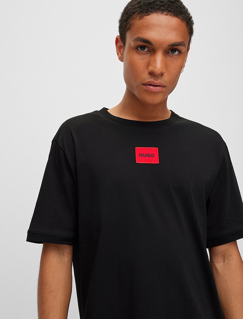 HUGO - Diragolino212 - lühikeste varrukatega t-särgid - black - 5