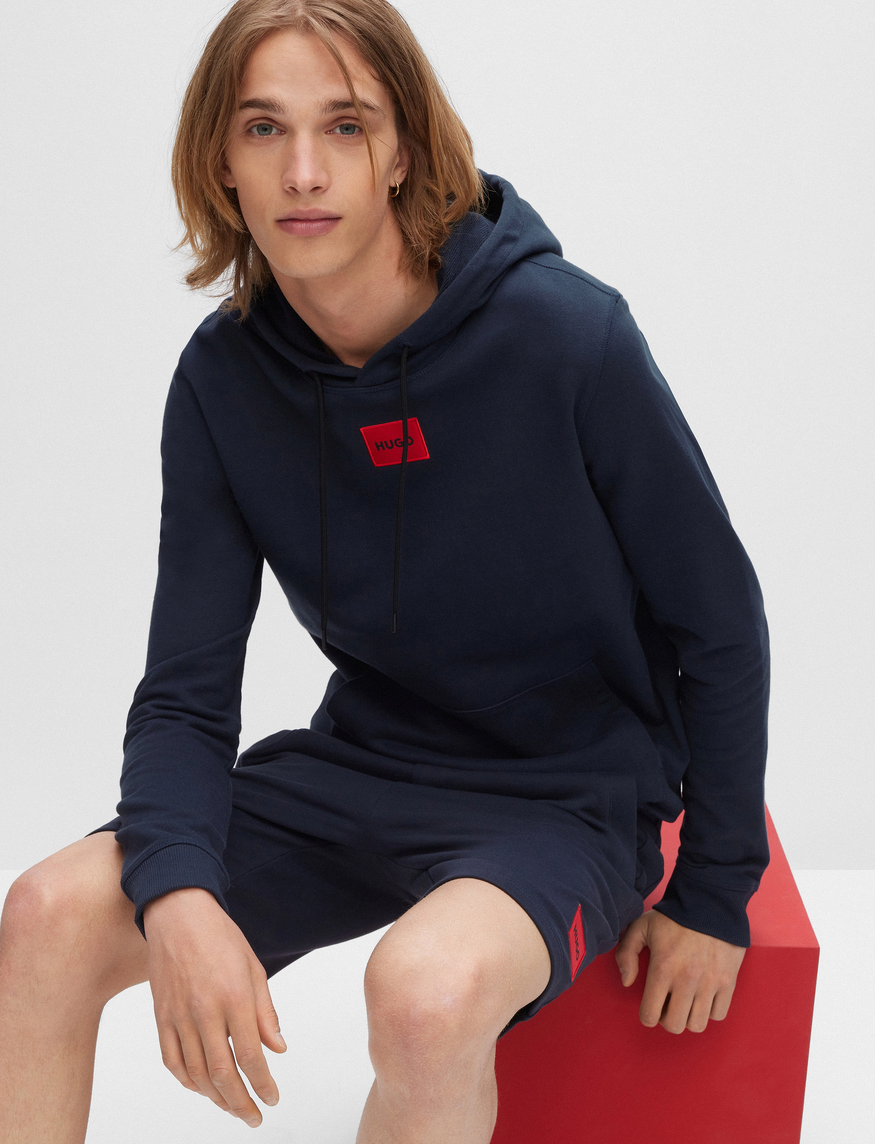 HUGO - Daratschi214 - sweatshirts - dark blue - 2