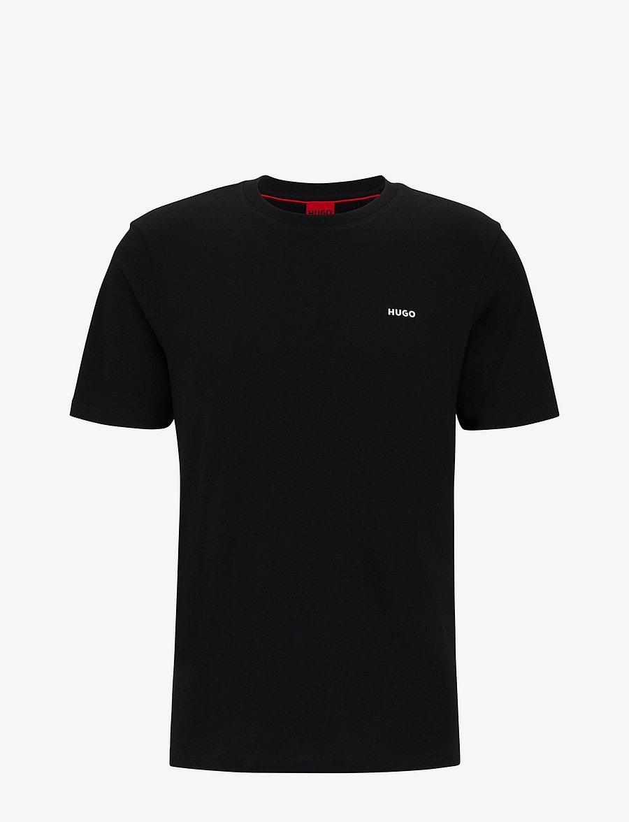 HUGO - Dero222 - lühikeste varrukatega t-särgid - black - 1