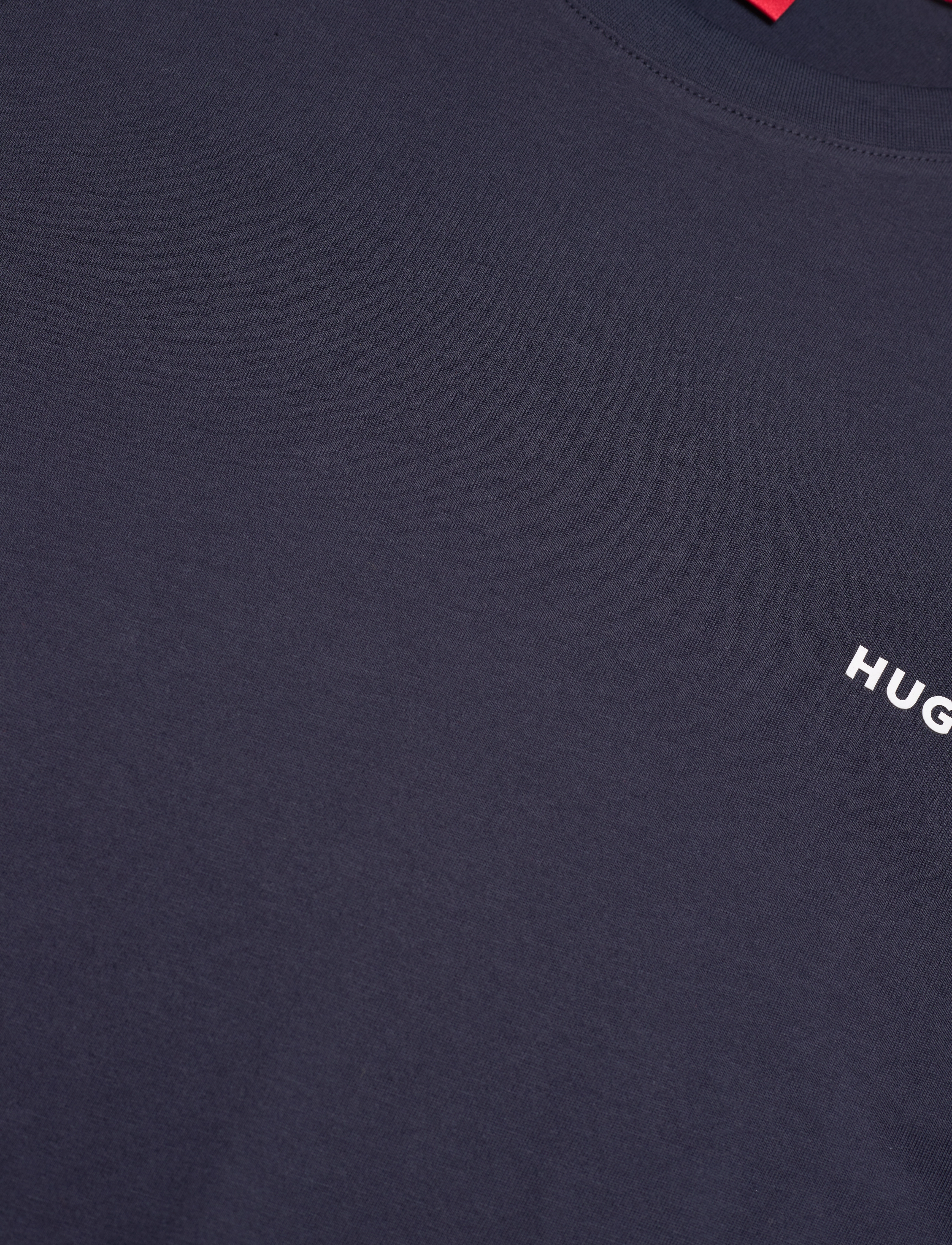 HUGO - Dero222 - kortærmede t-shirts - dark blue - 4