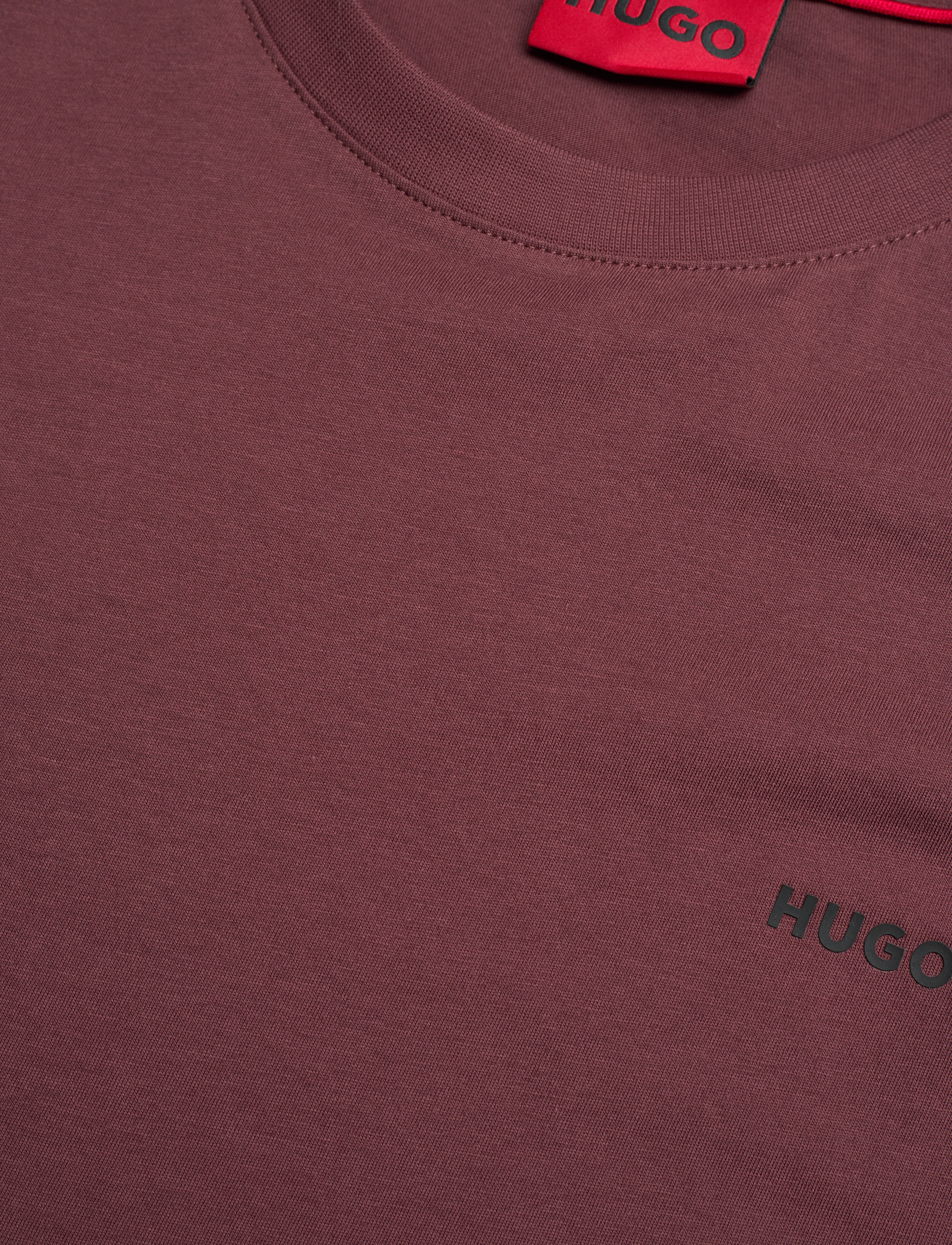 HUGO - Dero222 - basic t-shirts - dark brown - 2