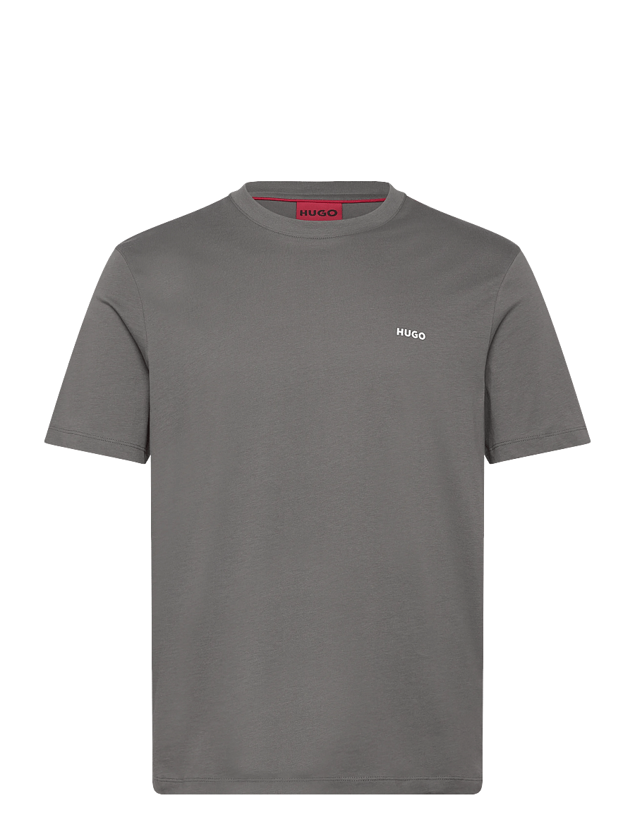 HUGO - Dero222 - kurzärmelige t-shirts - dark grey - 1