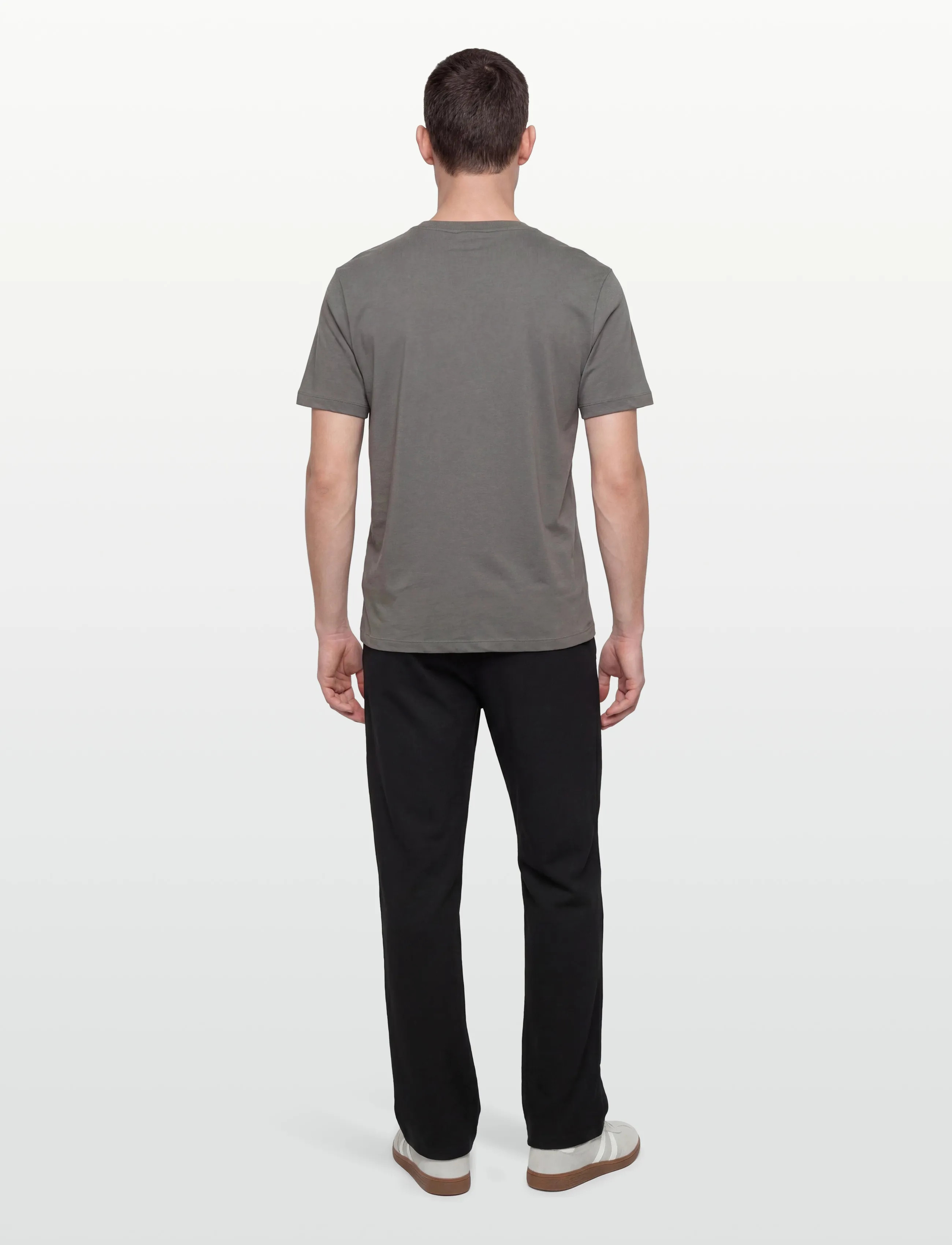 HUGO - Dero222 - kortärmade t-shirts - dark grey - 4