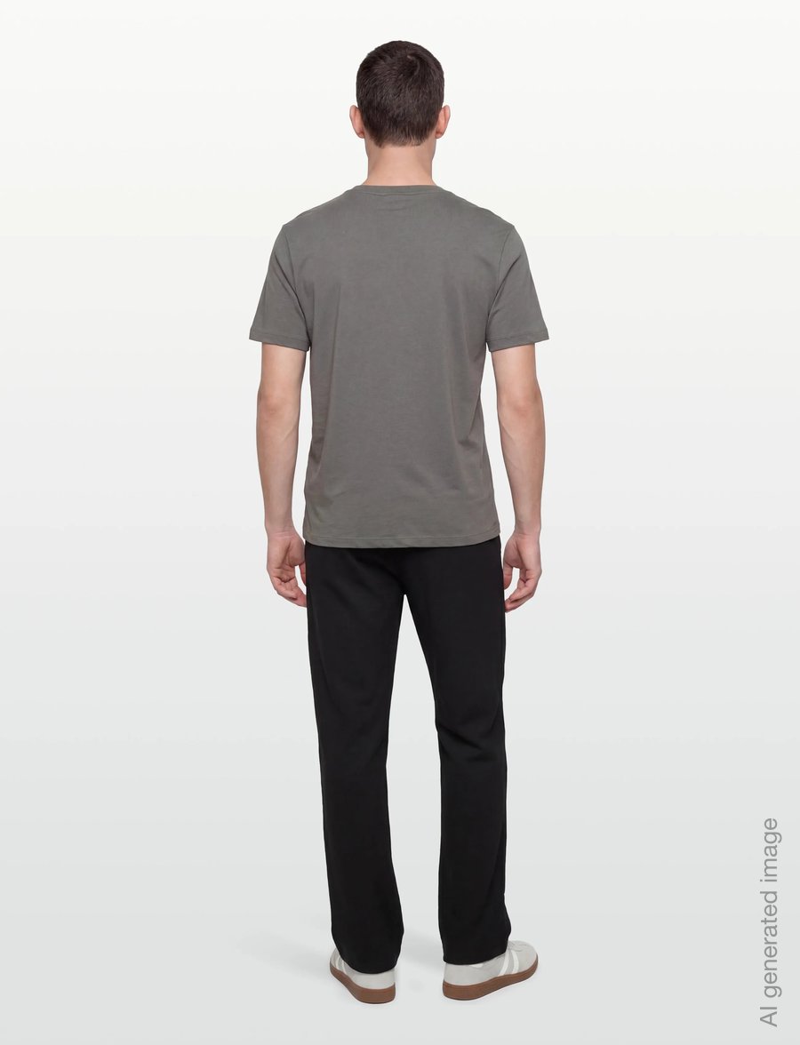HUGO - Dero222 - kurzärmelige t-shirts - dark grey - 4