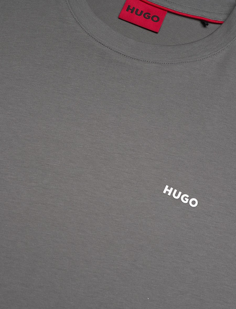 HUGO - Dero222 - kurzärmelige t-shirts - dark grey - 5