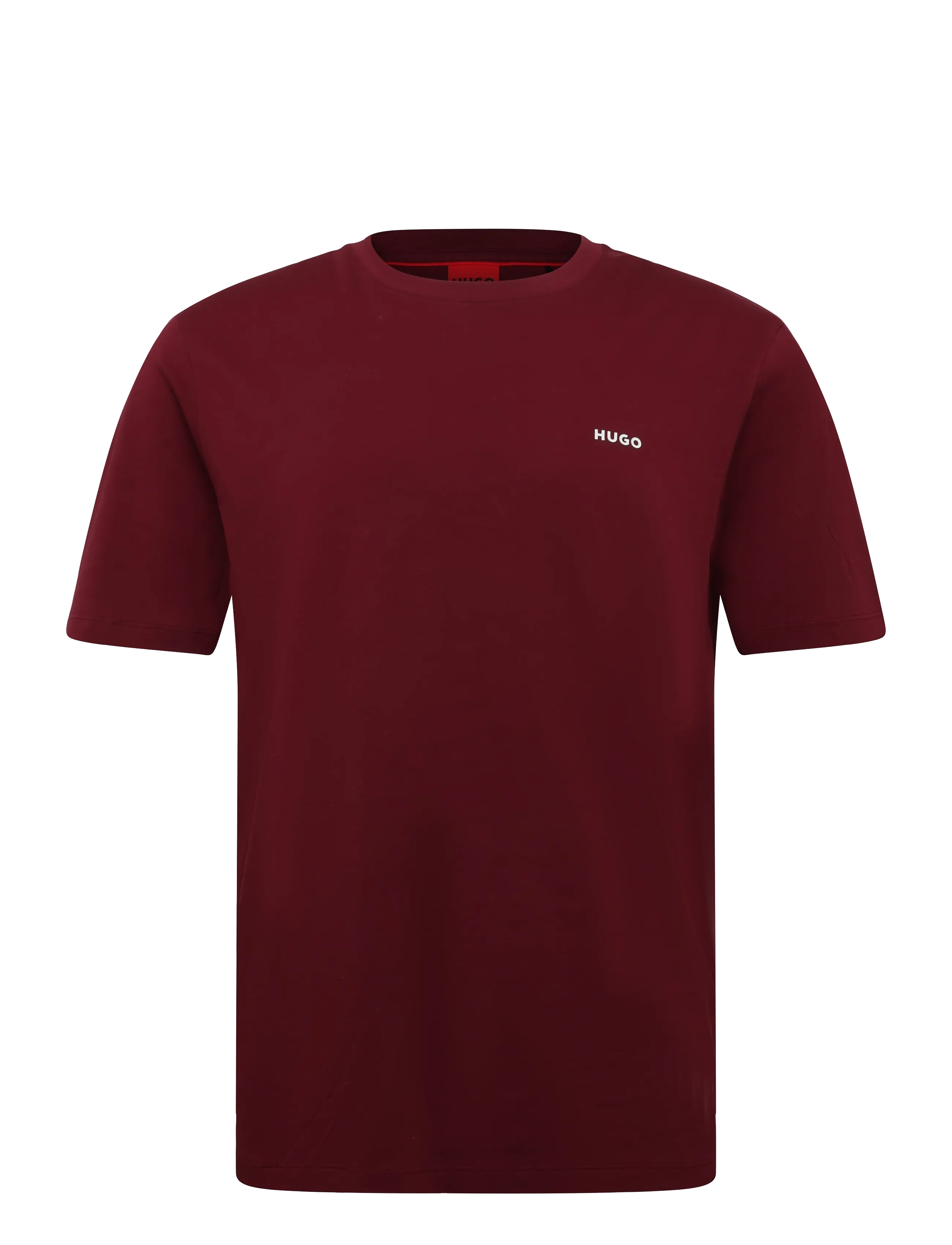 HUGO Dero222 - Marškinėliai - DARK PINK / burgundy