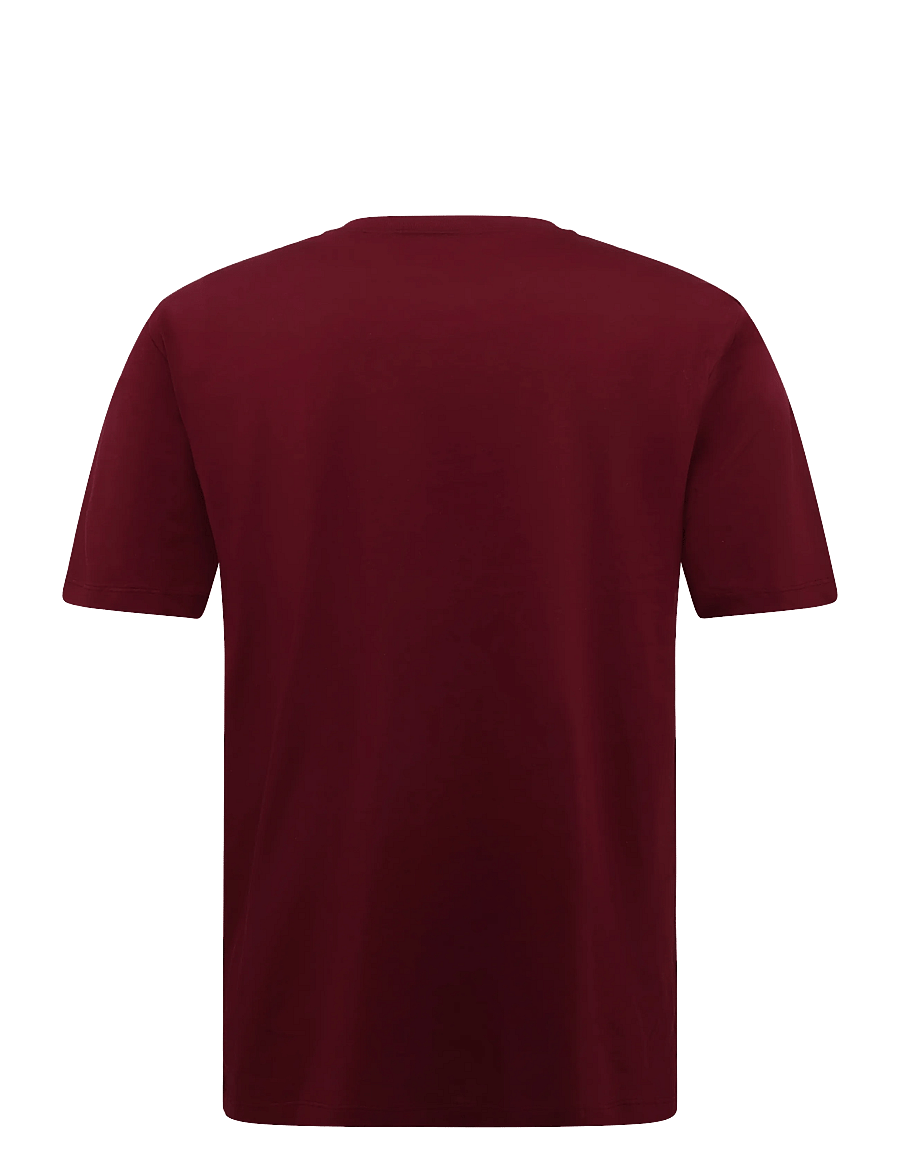 HUGO - Dero222 - kurzärmelige t-shirts - dark pink - 1