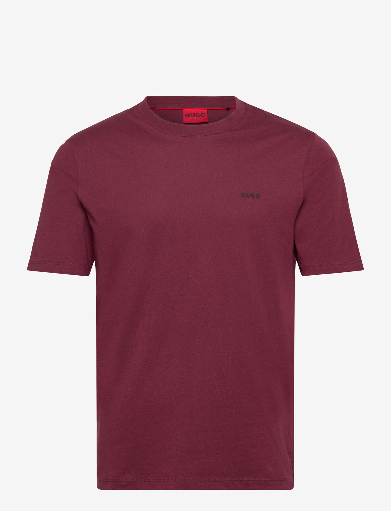 HUGO - Dero222 - lühikeste varrukatega t-särgid - dark red - 0