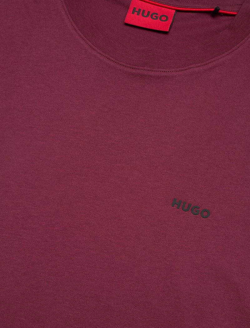 HUGO - Dero222 - lühikeste varrukatega t-särgid - dark red - 2