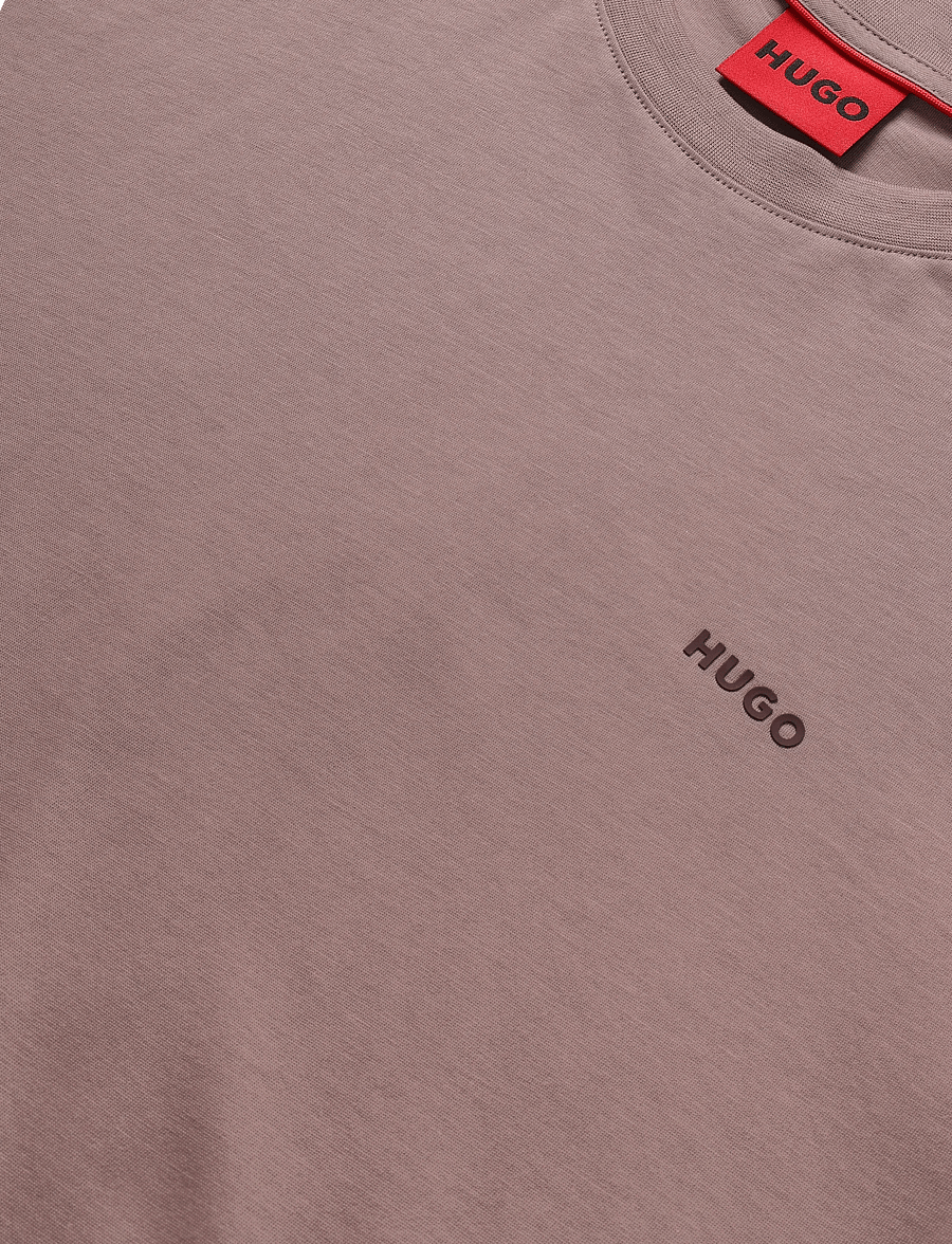 HUGO - Dero222 - short-sleeved t-shirts - light/pastel brown - 2