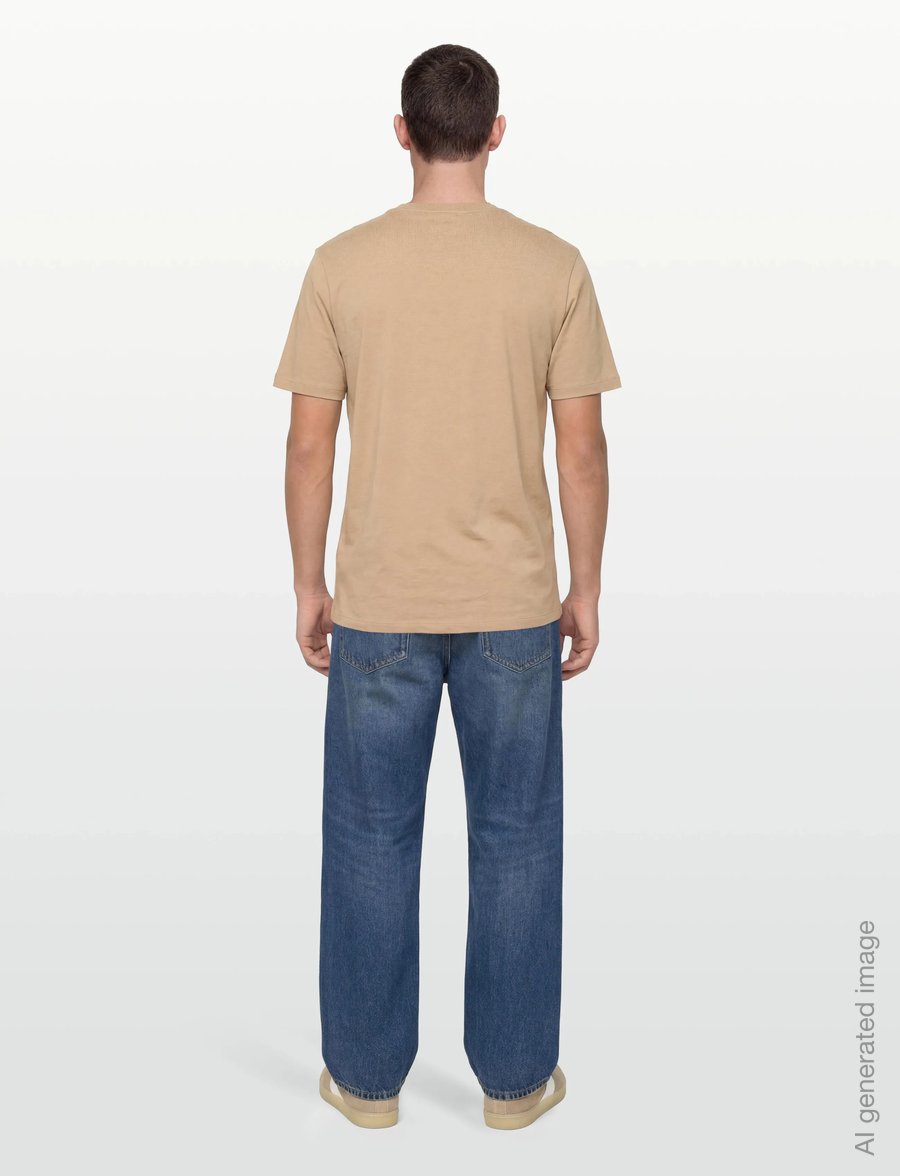 HUGO - Dero222 - kortærmede t-shirts - medium beige - 4