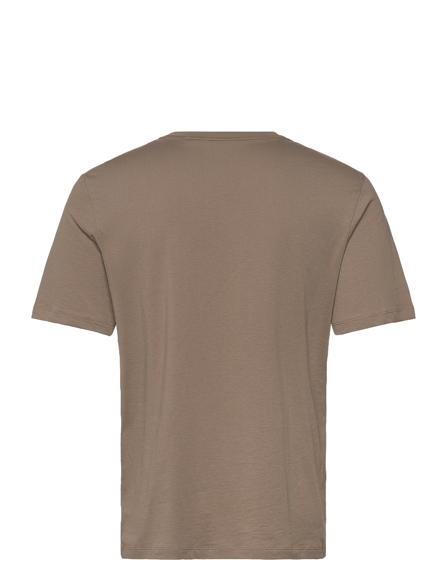 HUGO - Dero222 - kurzärmelige t-shirts - medium brown - 2