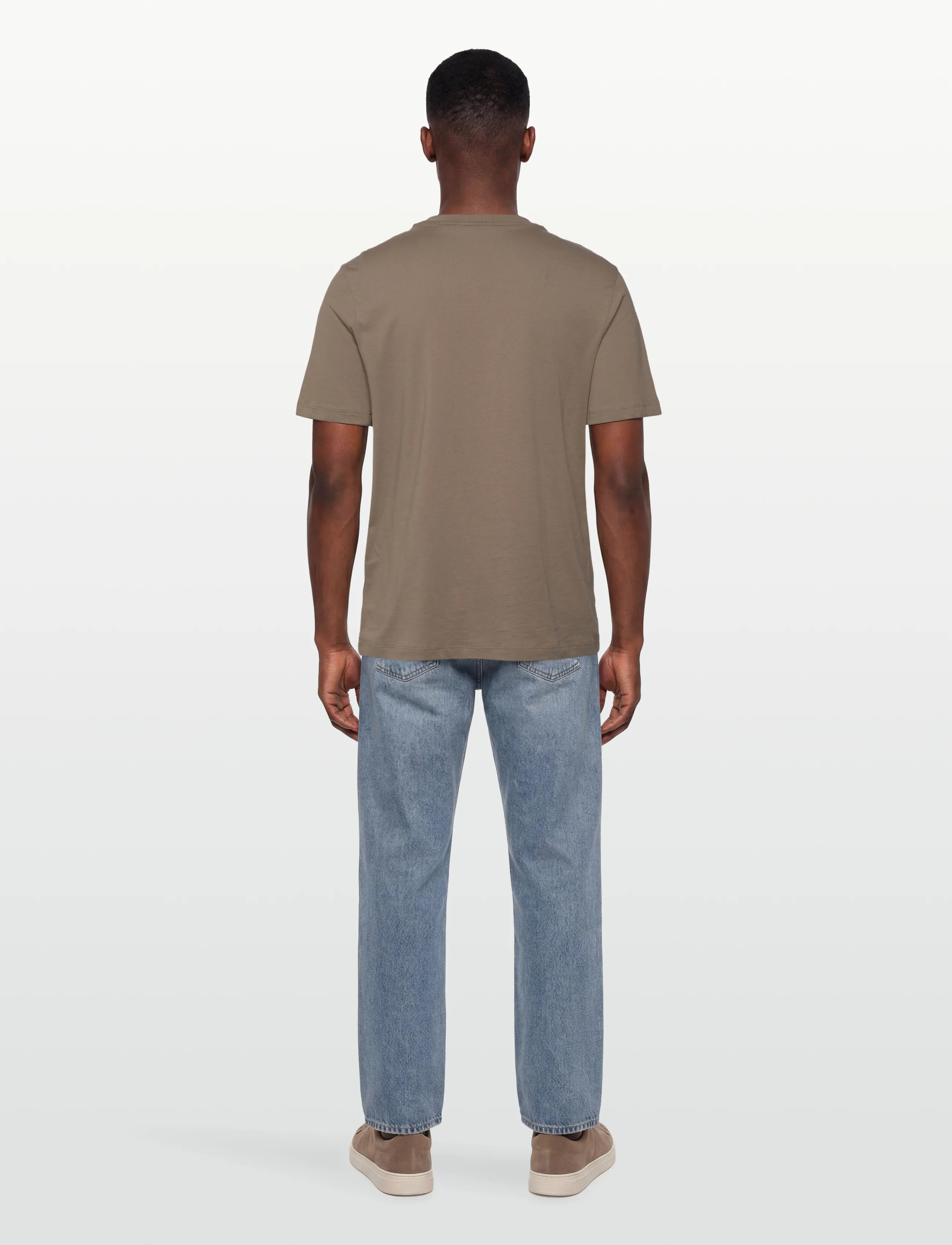 HUGO - Dero222 - kortärmade t-shirts - medium brown - 4