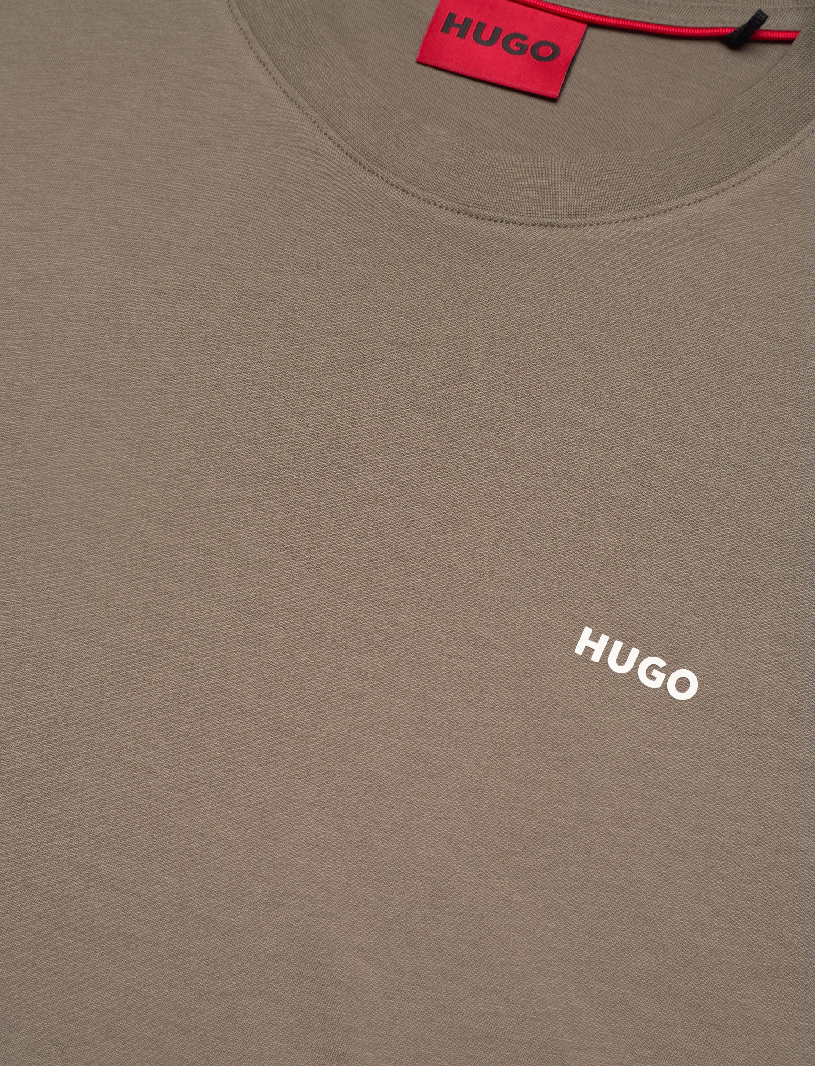 HUGO - Dero222 - kortärmade t-shirts - medium grey - 2