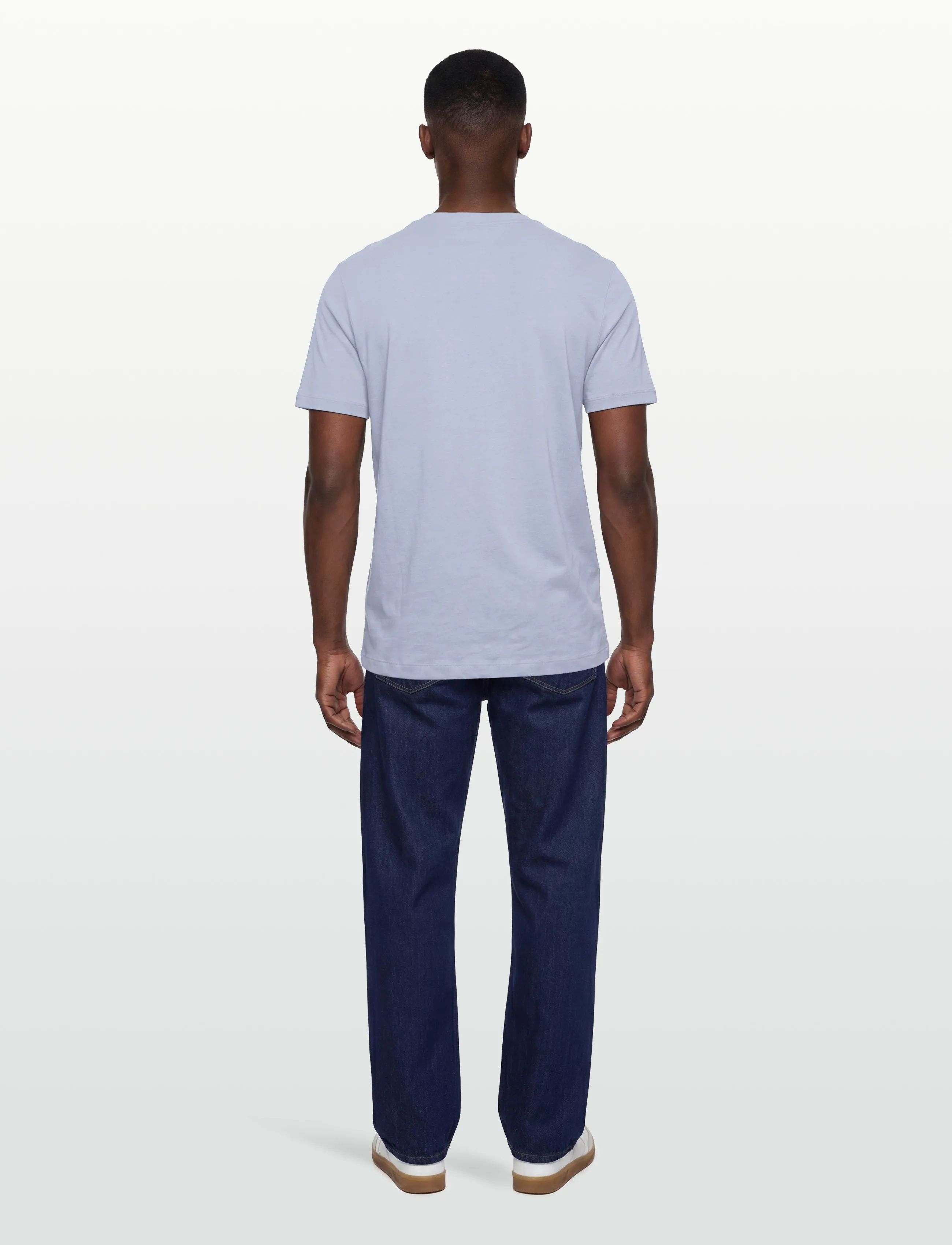 HUGO - Dero222 - short-sleeved t-shirts - open blue - 4