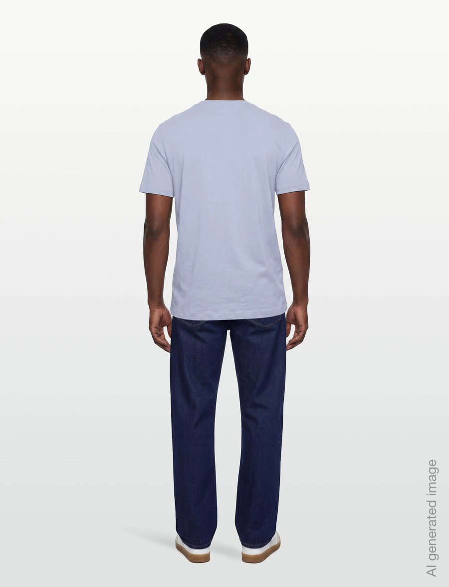 HUGO - Dero222 - kurzärmelige t-shirts - open blue - 4