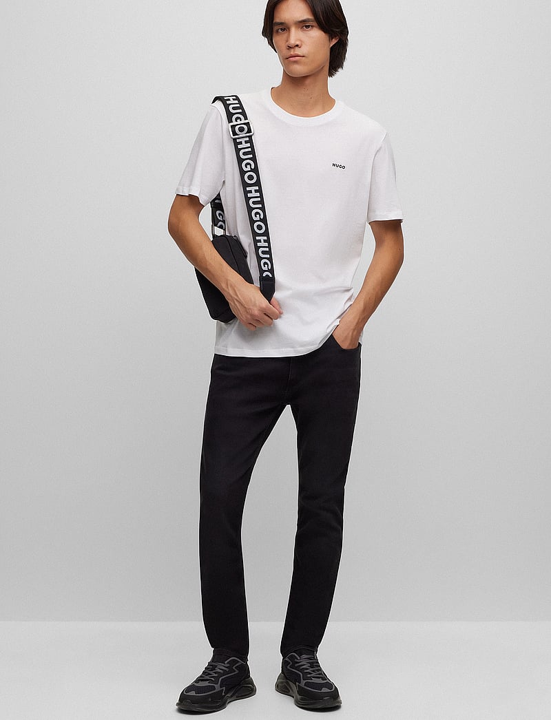 HUGO - Dero222 - lühikeste varrukatega t-särgid - white - 0