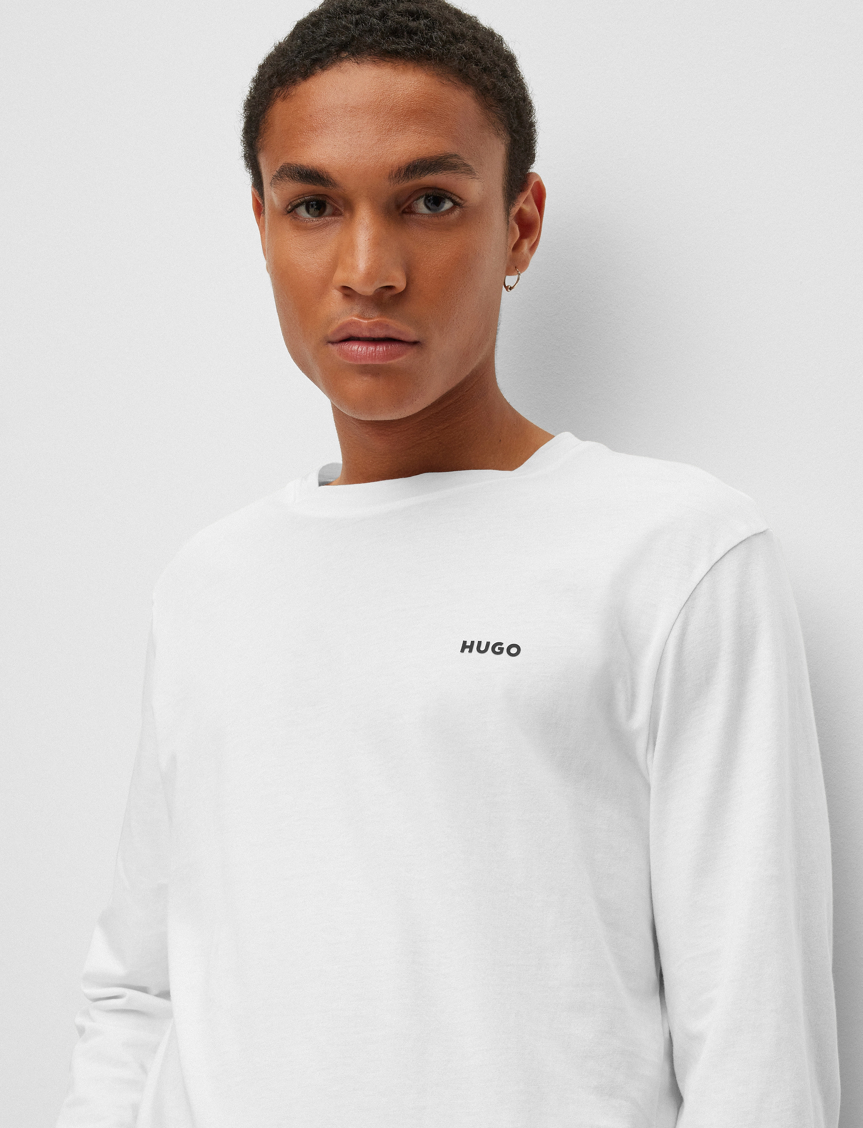 HUGO - Derol222 - laisvalaikio marškinėliai - white - 3