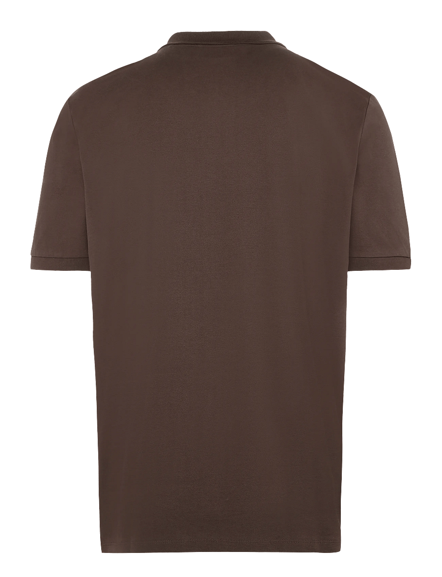 HUGO - Donos222 - kurzärmelige t-shirts - brown overflow - 1