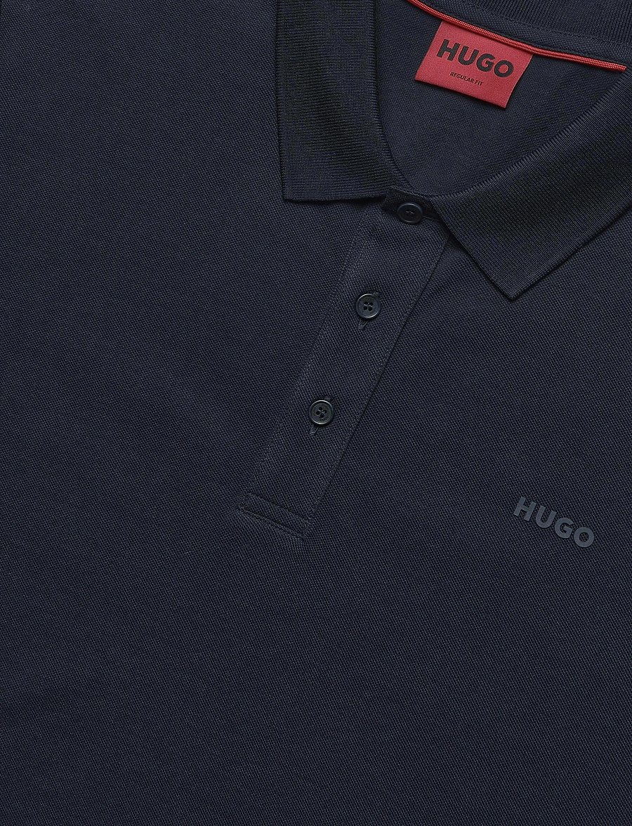 HUGO - Donos222 - kurzärmelige t-shirts - dark blue - 2
