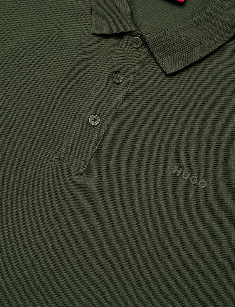 HUGO - Donos222 - kortærmede poloer - dark green - 2