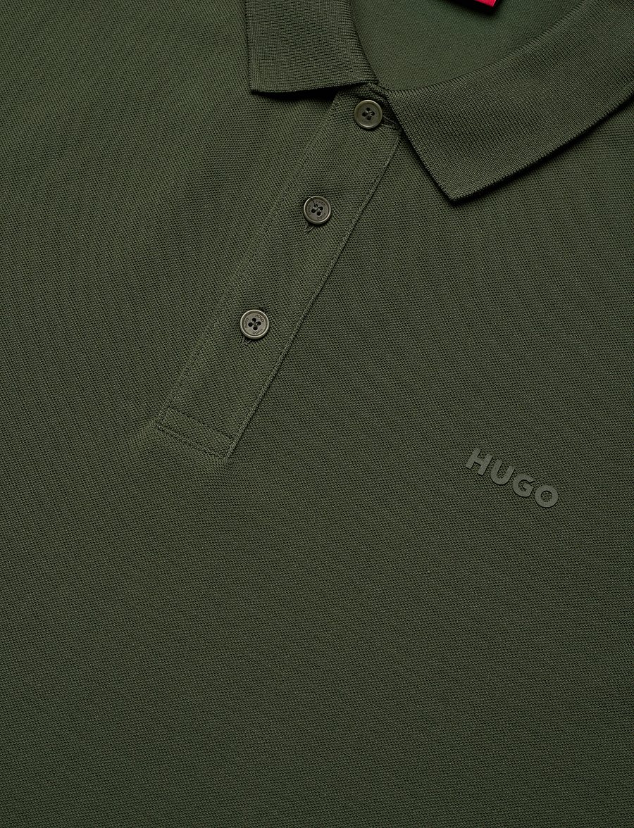 HUGO - Donos222 - kortærmede t-shirts - dark green - 2