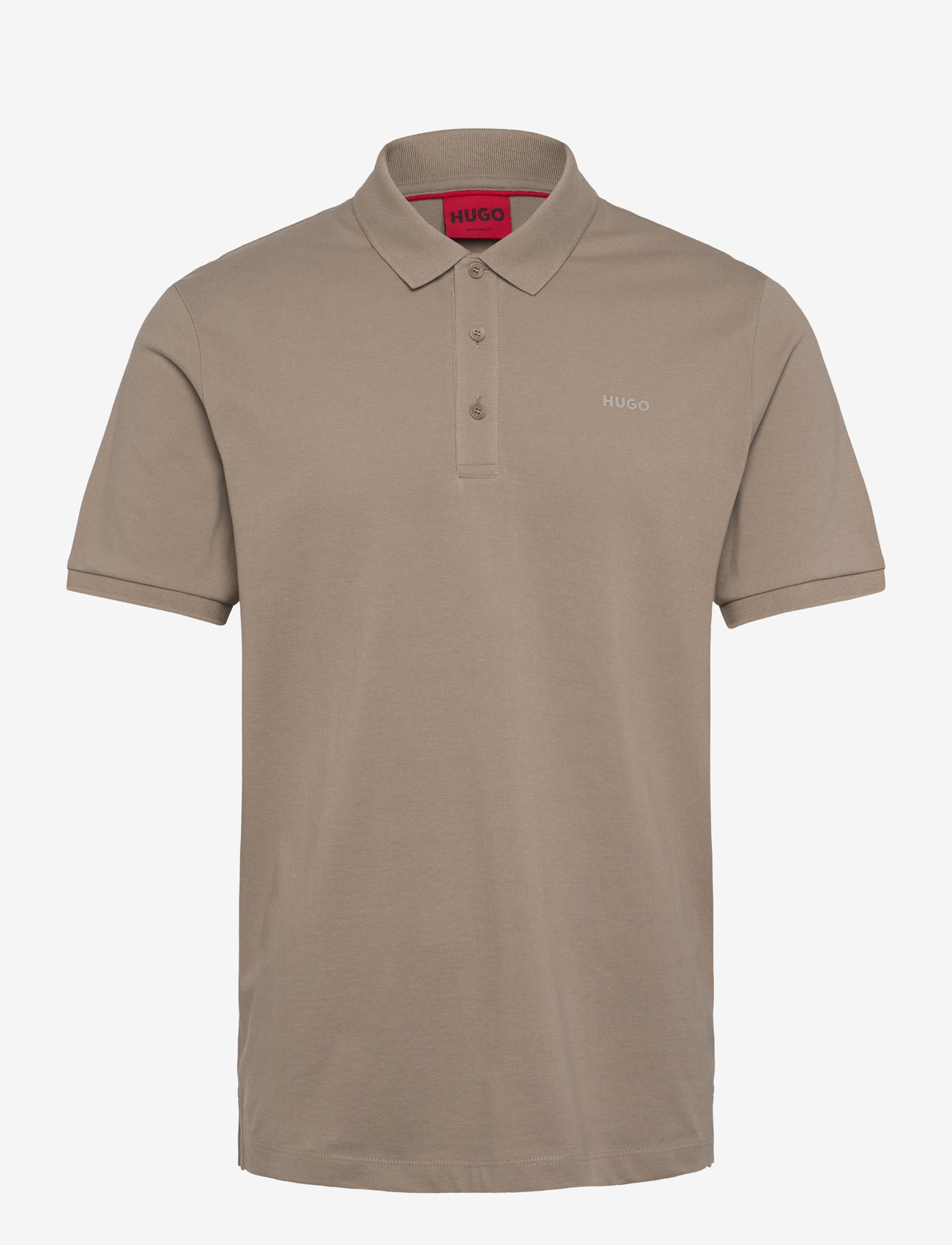 HUGO - Donos222 - kortærmede t-shirts - medium brown - 0
