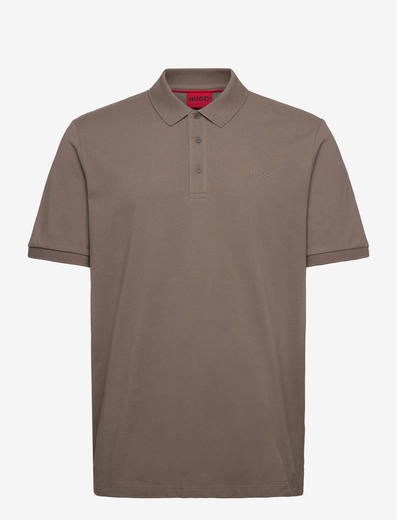 HUGO - Donos222 - lühikeste varrukatega polod - medium grey - 0