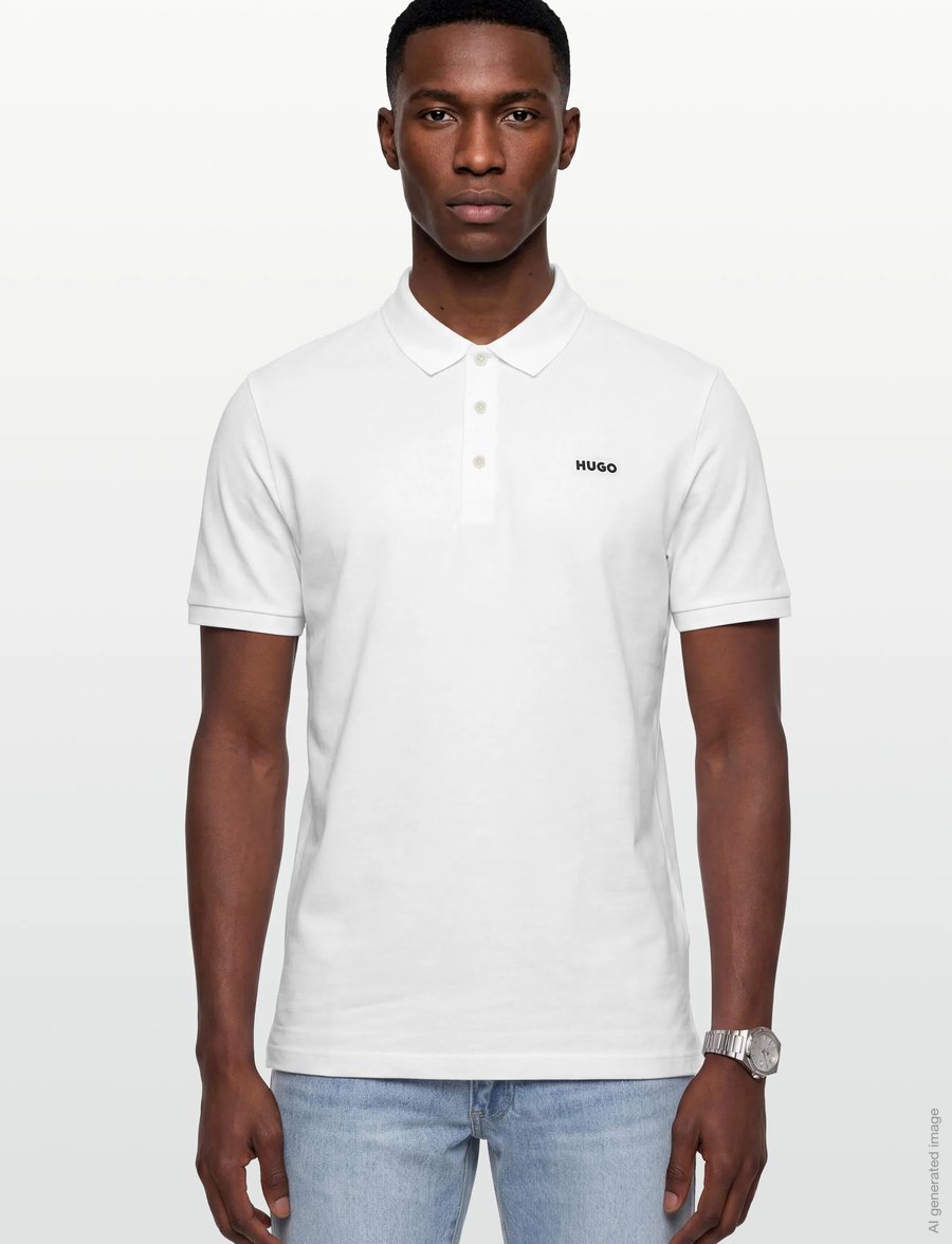 HUGO - Donos222 - kurzärmelige t-shirts - natural - 3