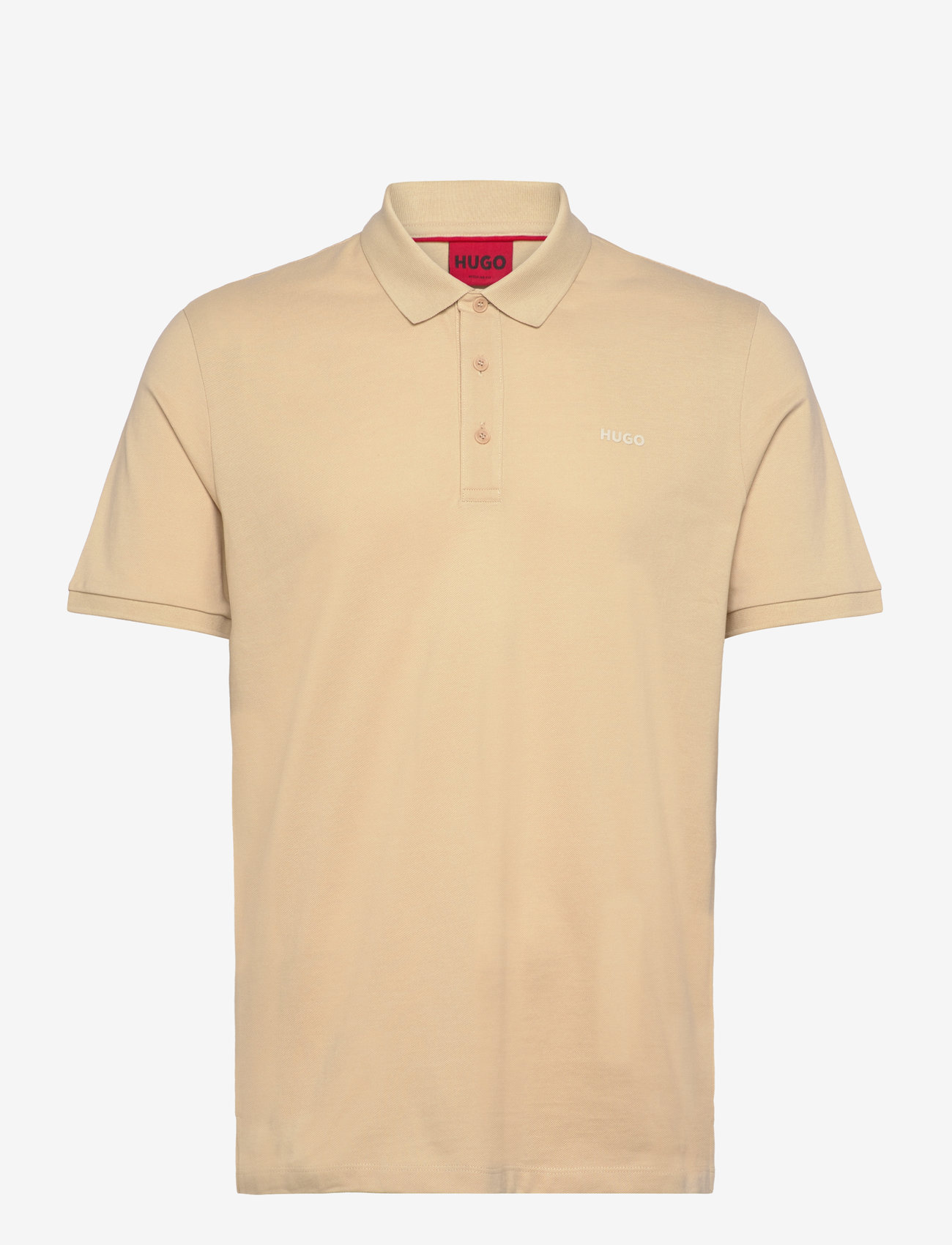 HUGO - Donos222 - short-sleeved t-shirts - open beige - 0