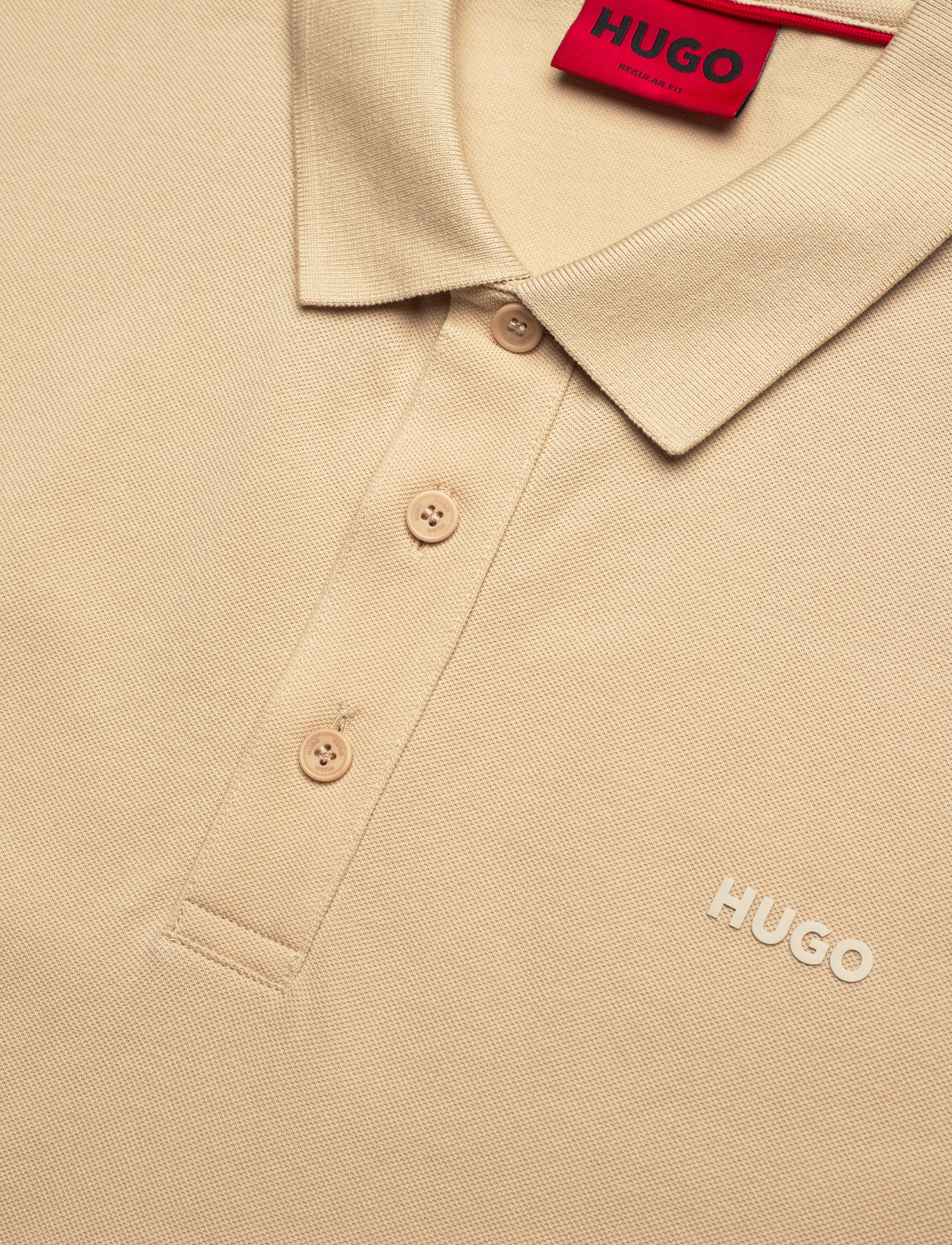 HUGO - Donos222 - kurzärmelig - open beige - 2