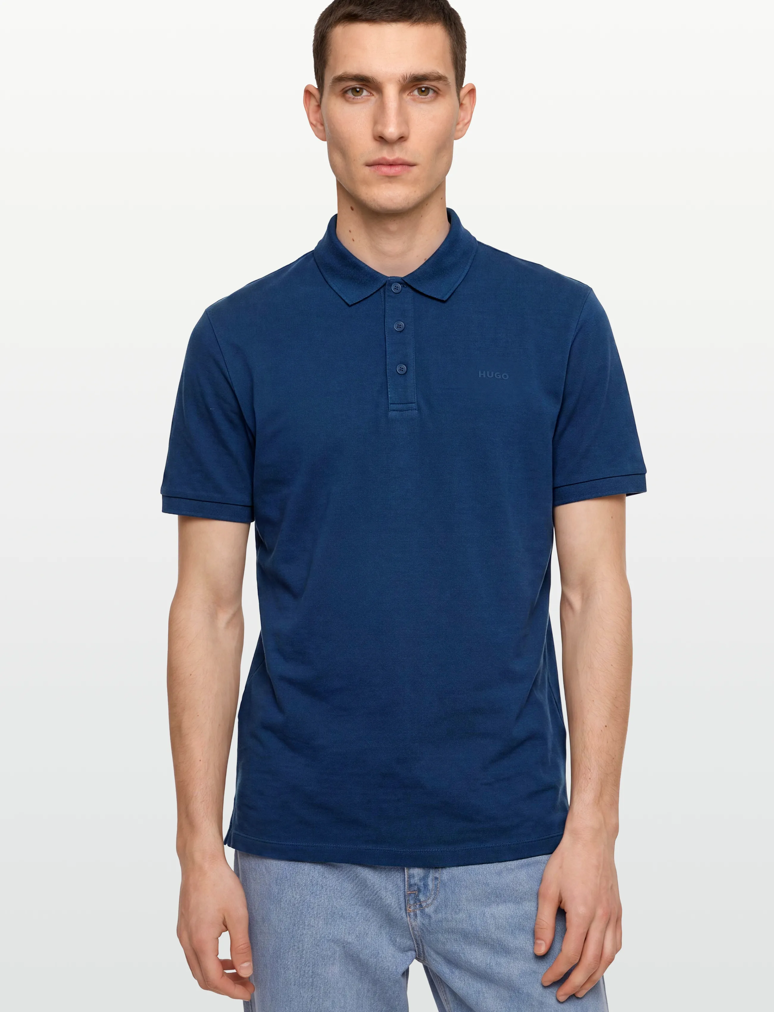 HUGO - Donos222 - kortærmede t-shirts - open blue - 3