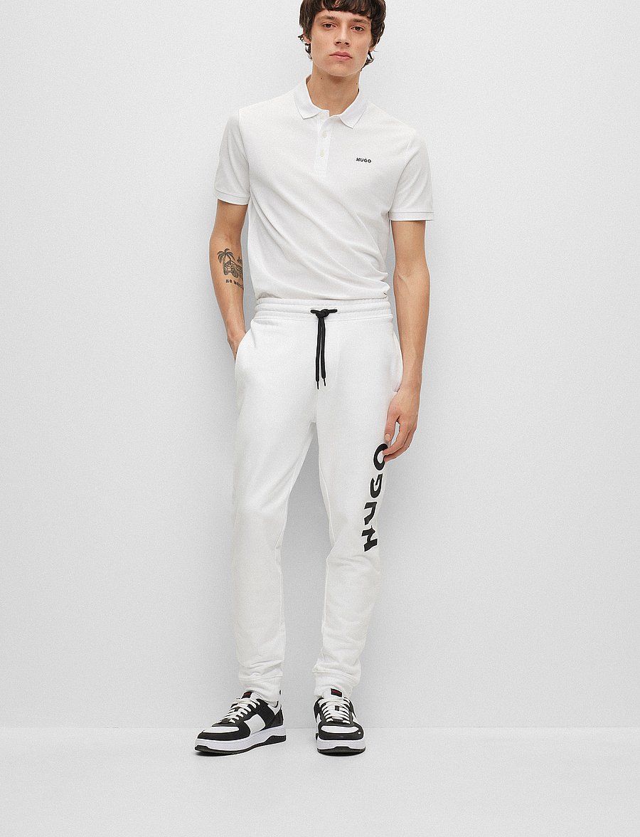 HUGO - Donos222 - kortærmede t-shirts - open white - 0