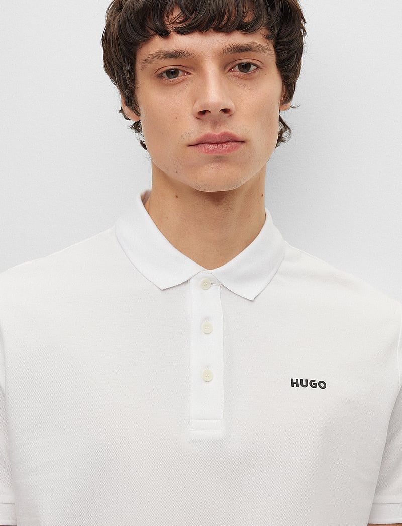 HUGO - Donos222 - kortærmede t-shirts - open white - 3