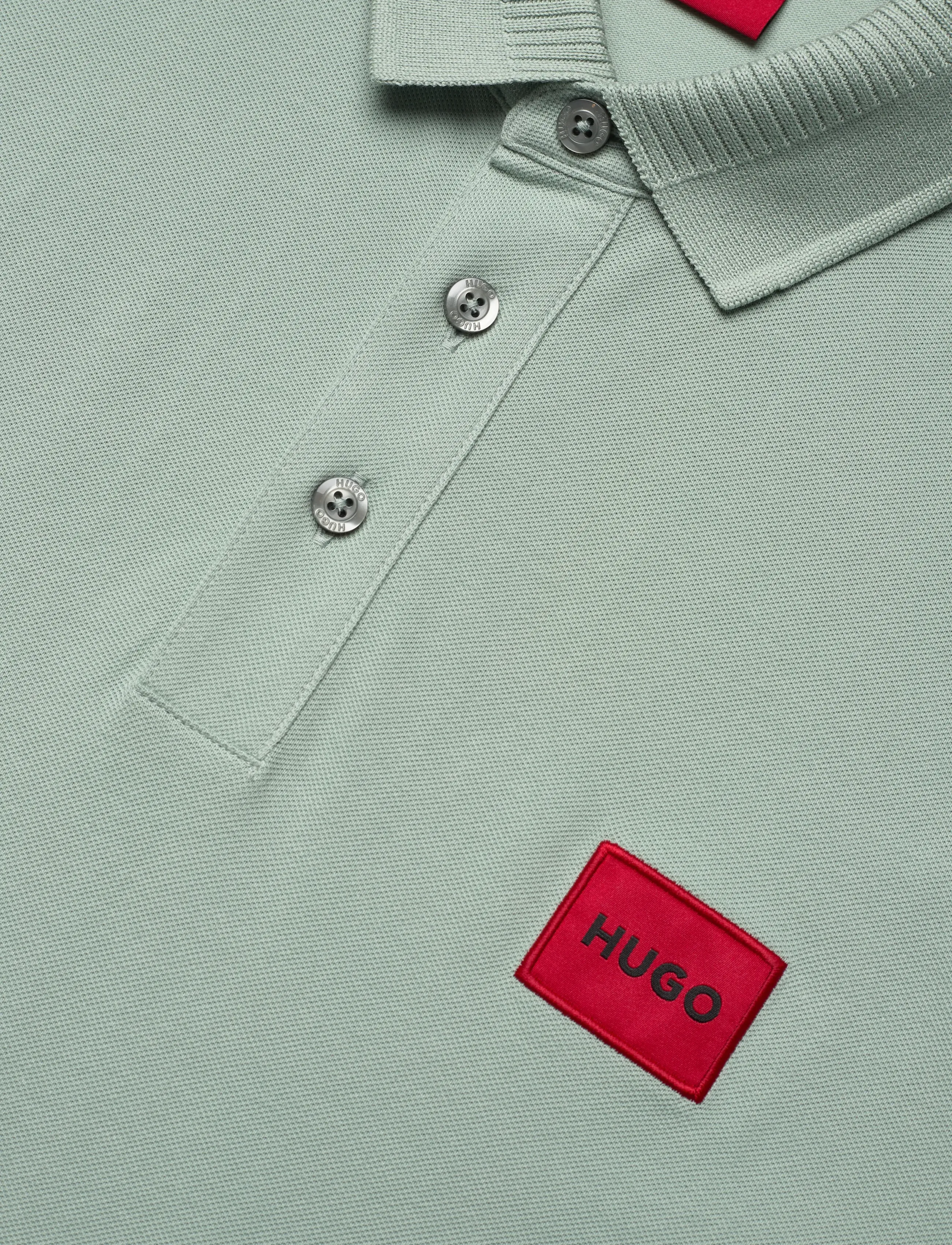 HUGO - Dereso222 - lühikeste varrukatega polod - light/pastel green - 2