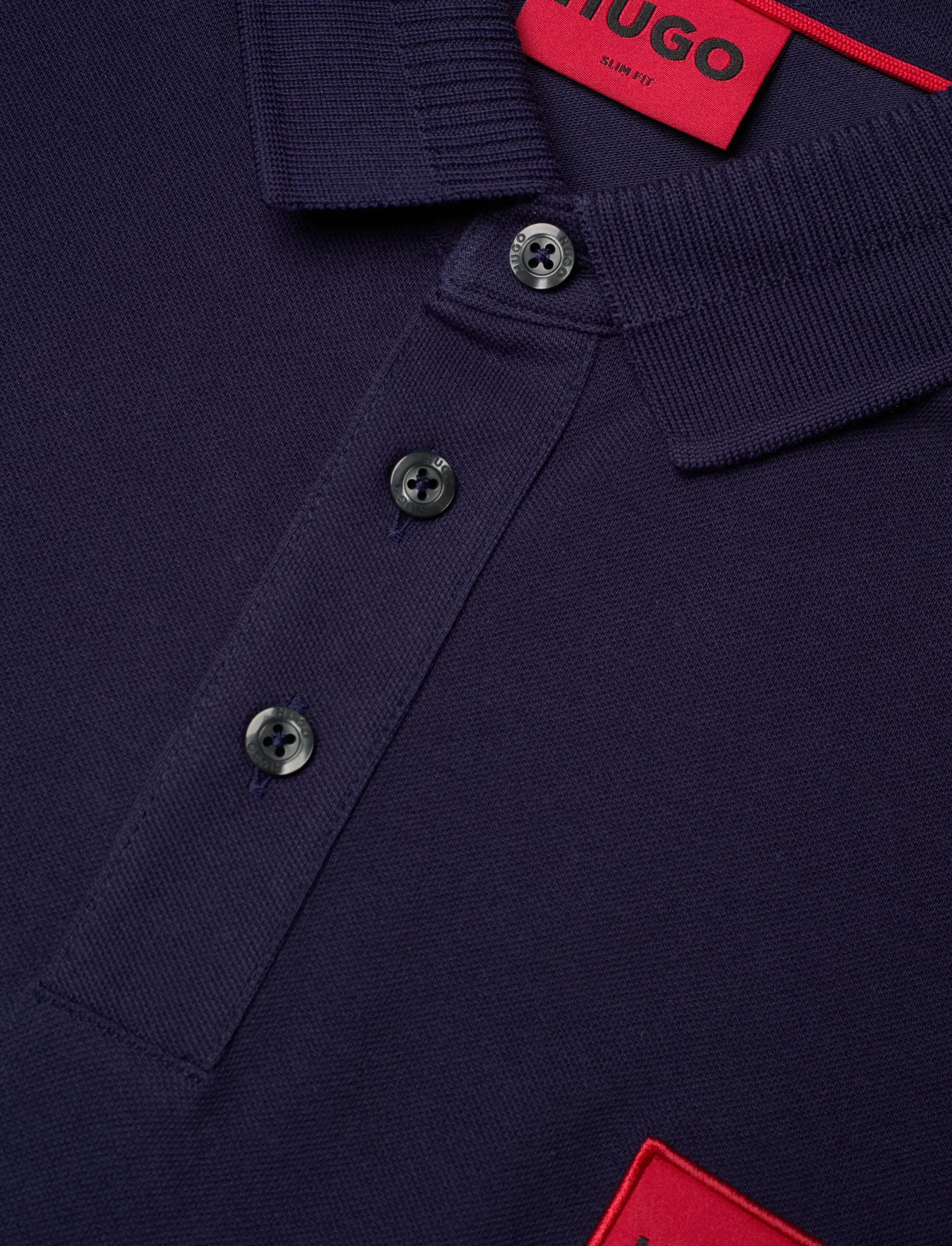 HUGO - Dereso222 - kortærmede poloer - navy - 2