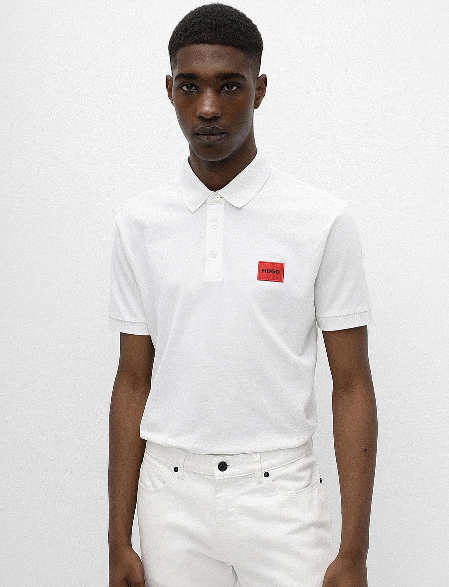 HUGO - Dereso222 - kurzärmelig - white - 4