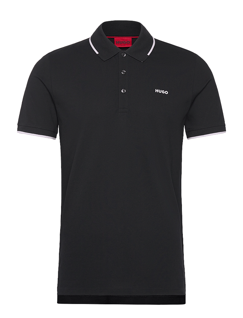 HUGO - Dinoso222 - kortærmede poloer - black - 0
