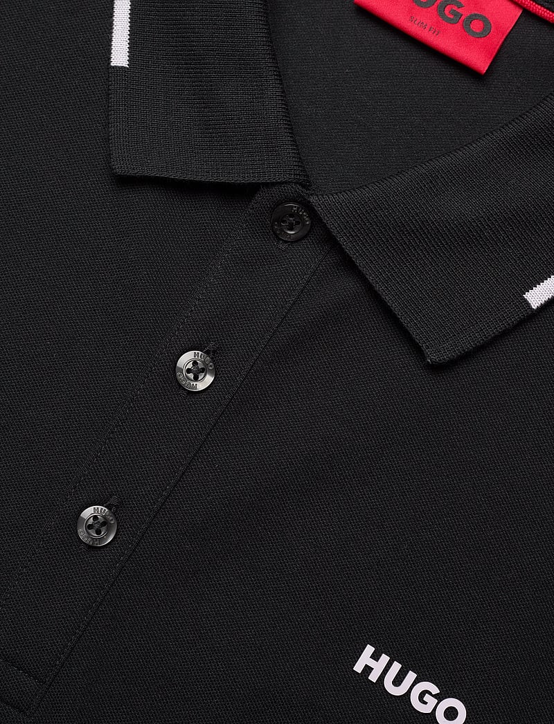 HUGO - Dinoso222 - kortærmede poloer - black - 2
