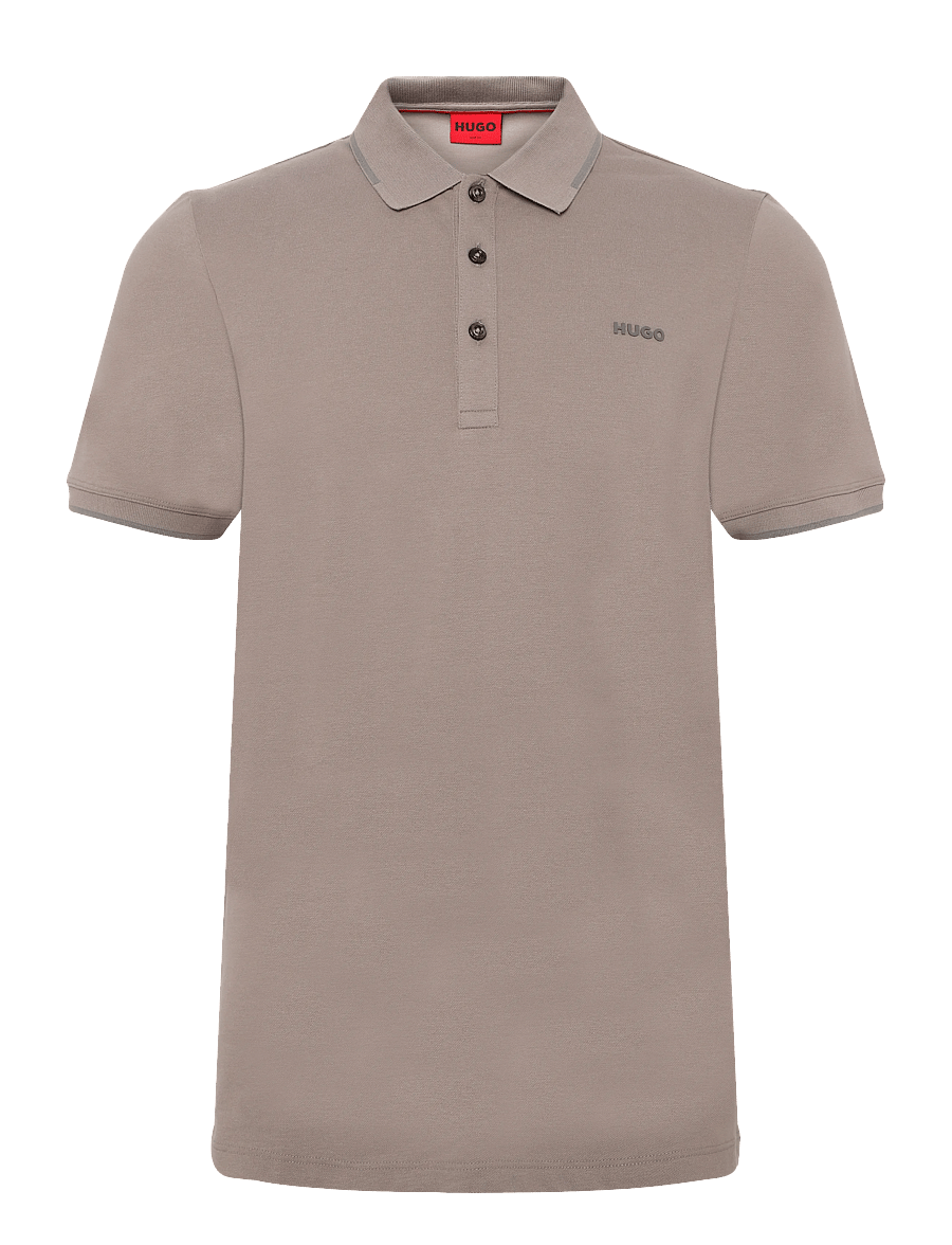 HUGO - Dinoso222 - kortærmede poloer - light/pastel brown - 1