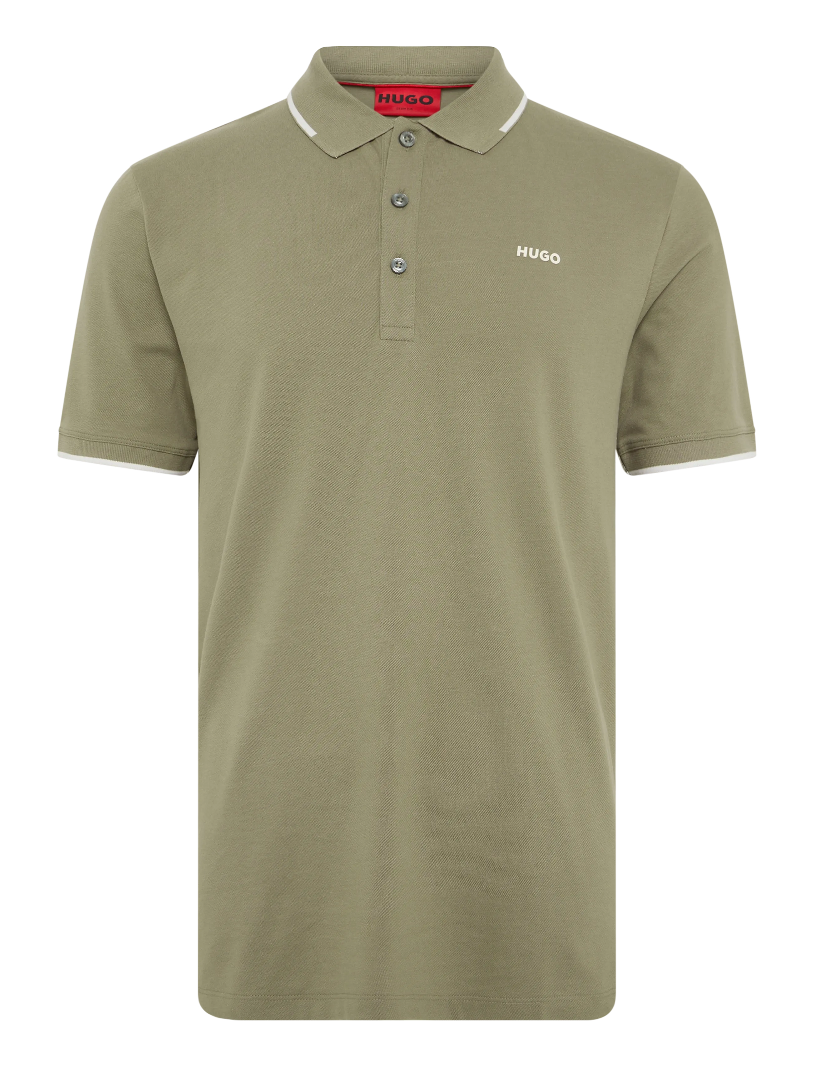 HUGO Dinoso222 - Kortärmade pikéer - MEDIUM BROWN / khaki/green