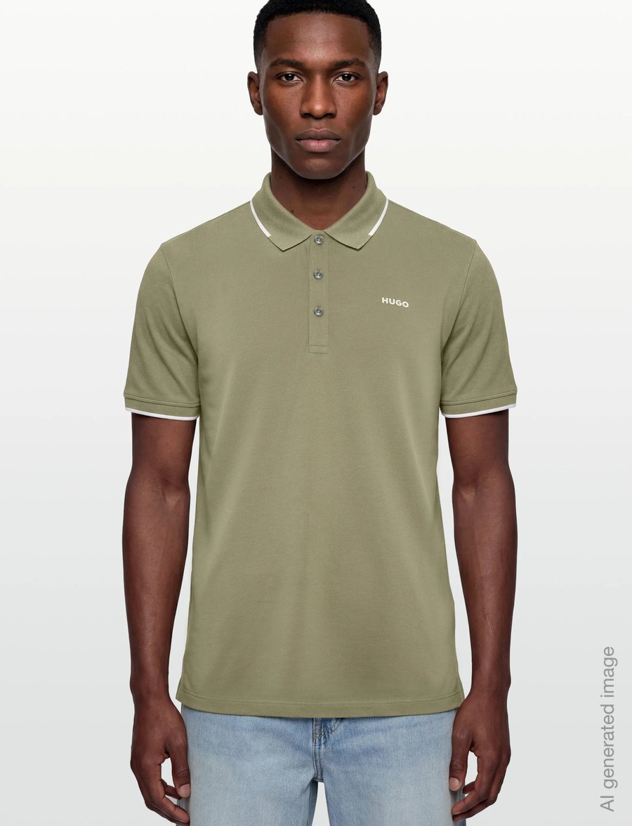 HUGO - Dinoso222 - kurzärmelig - medium brown - 3