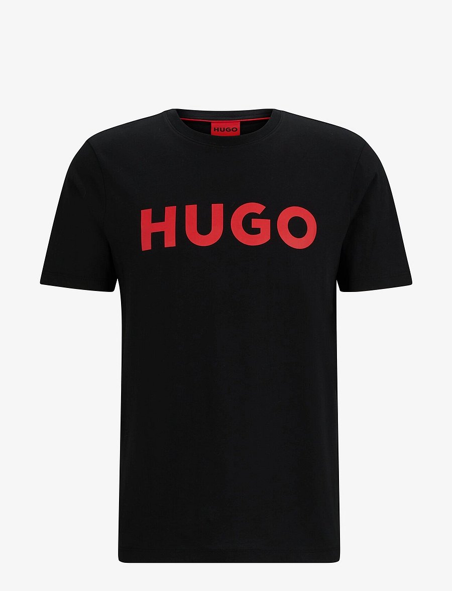 HUGO - Dulivio - kortærmede t-shirts - black - 1