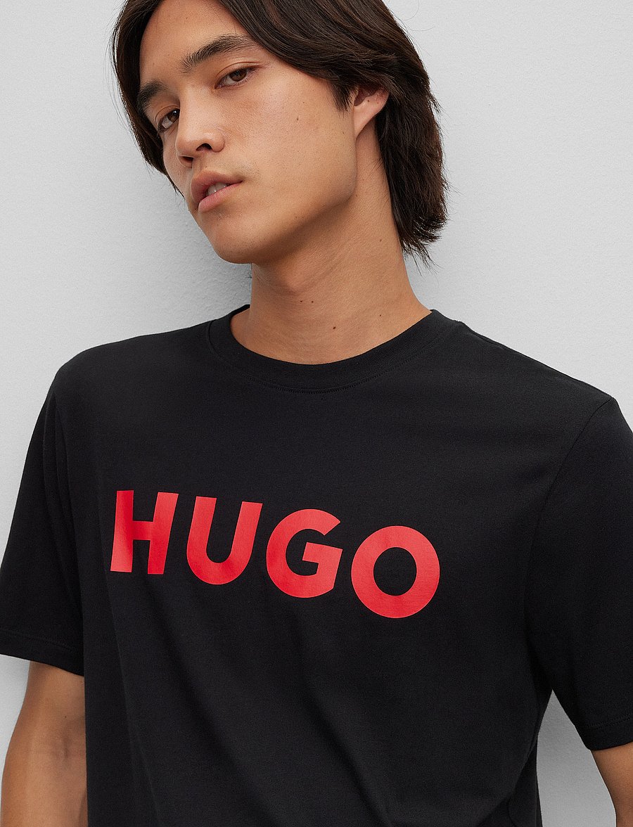 HUGO - Dulivio - kortærmede t-shirts - black - 2