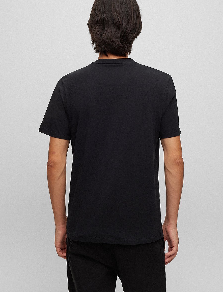 HUGO - Dulivio - kortærmede t-shirts - black - 3