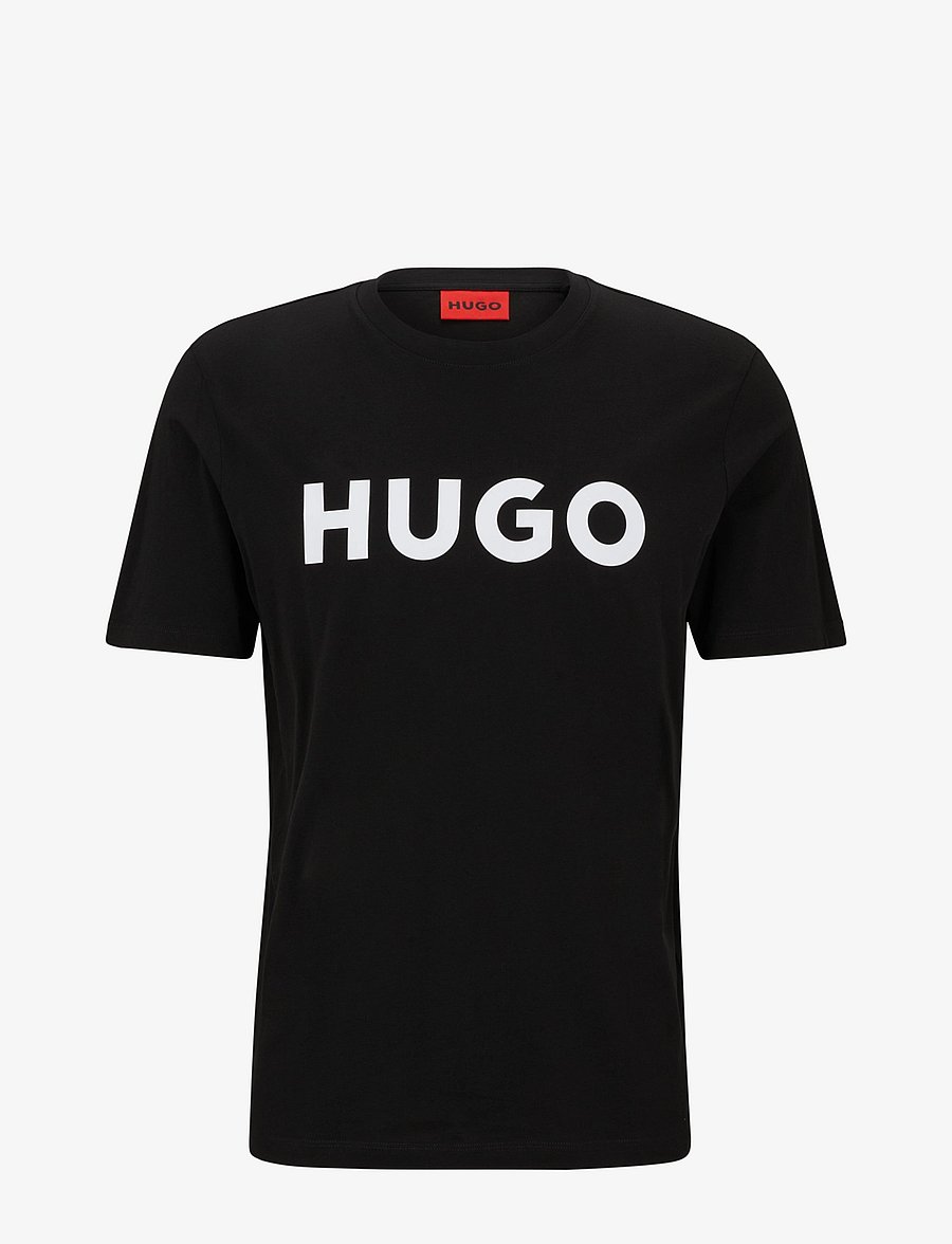 HUGO - Dulivio - kortärmade t-shirts - black - 1
